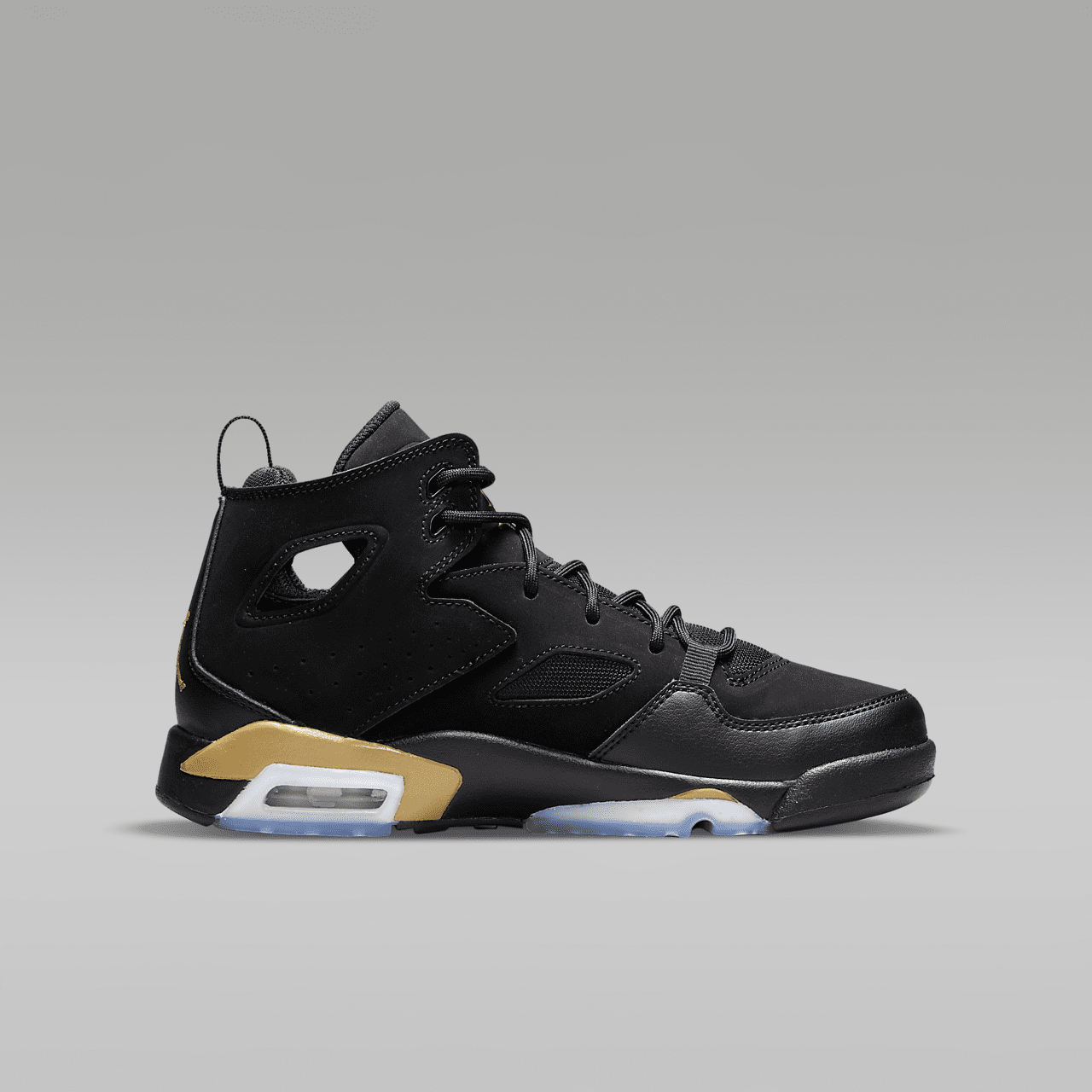 Nike  sneaker Zwart/Metallic Gold