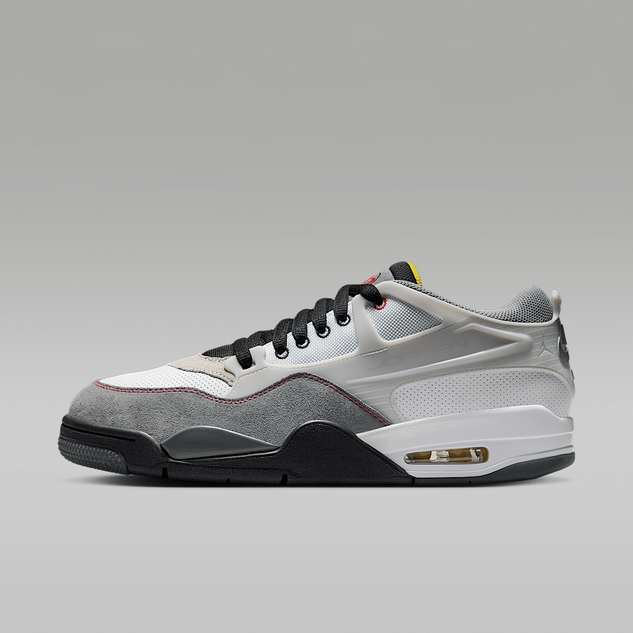 Nike Air Jordan sneaker Wit/Zwart/Smoke Grey/Fire Red