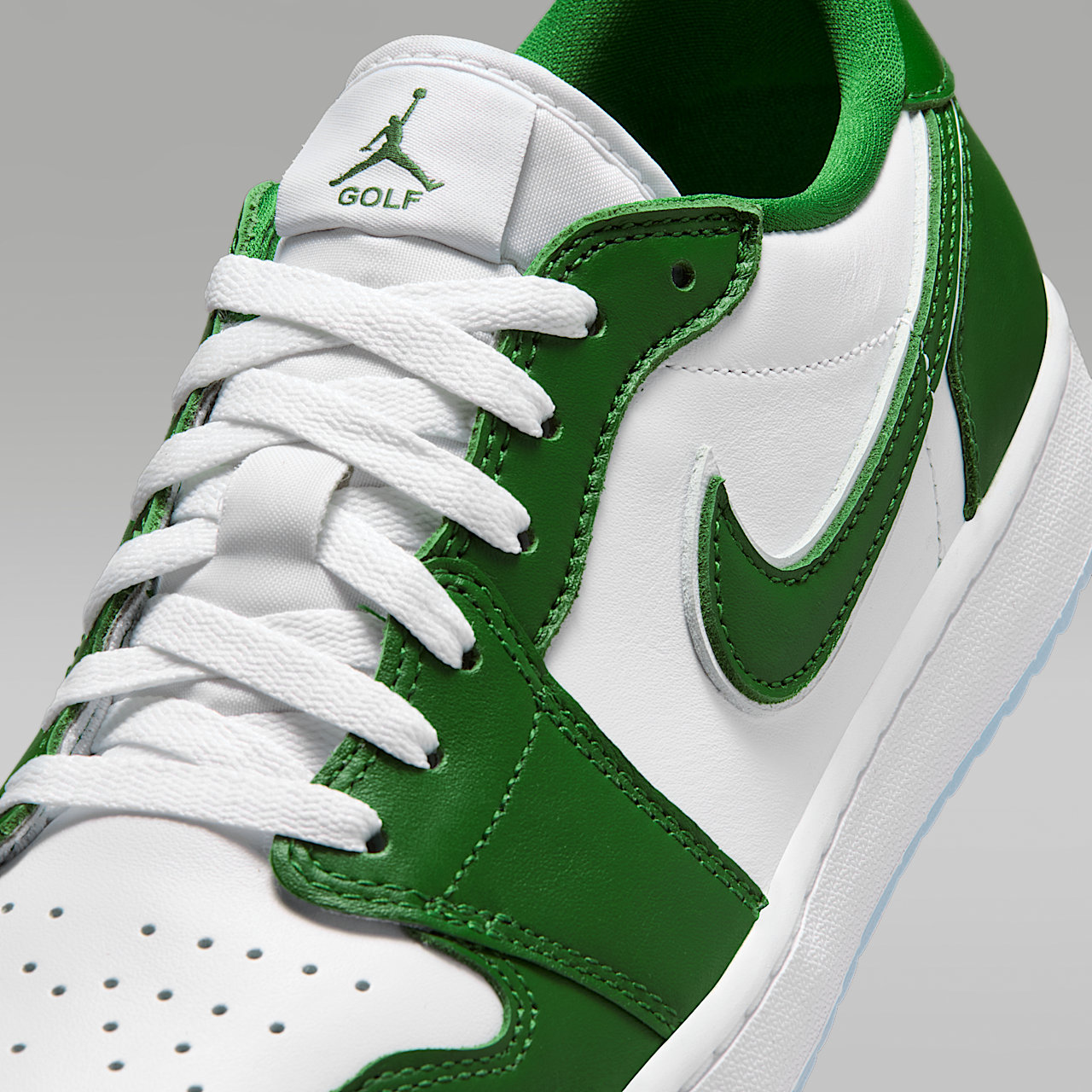 Nike Air Jordan 1 Low sneaker Forest Green/Wit/Wit