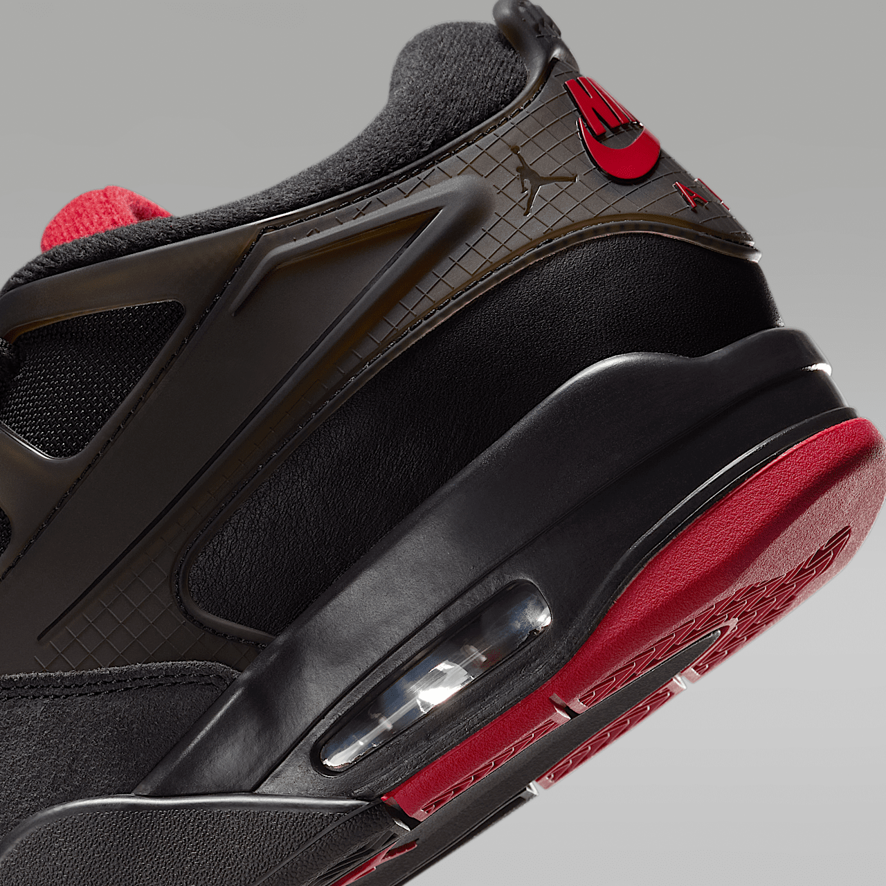 Nike Air Jordan 4 RM sneaker Zwart/Anthracite/Varsity Red