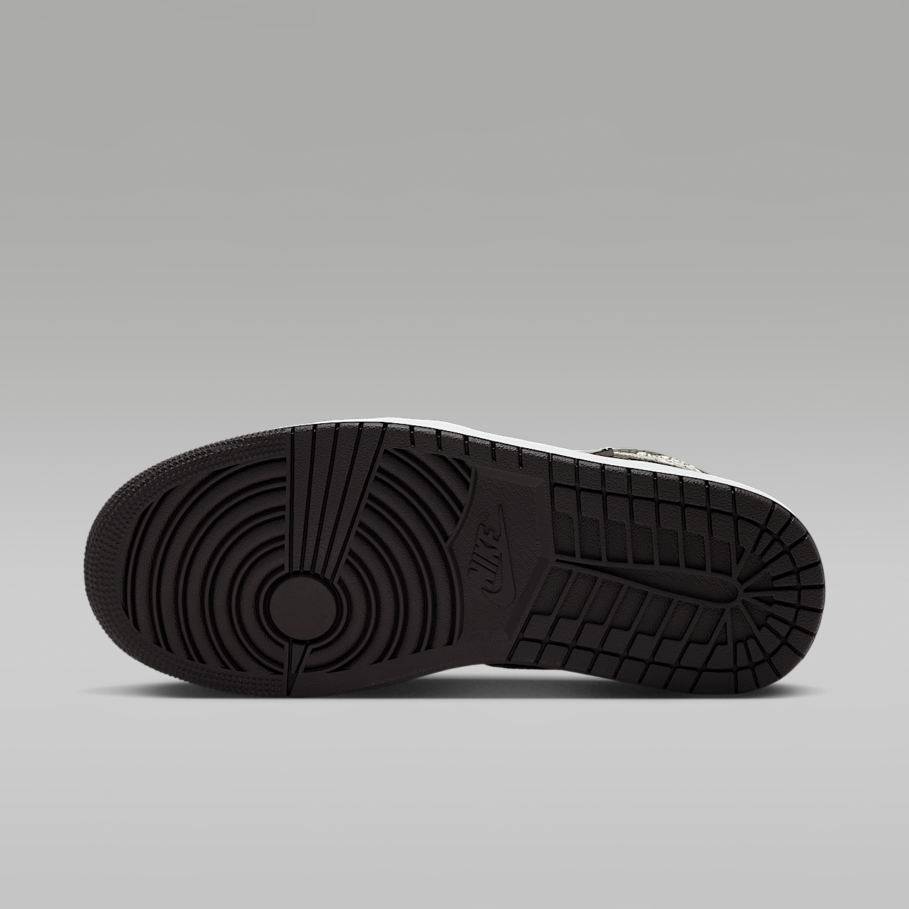 Nike Air Jordan sneaker Zwart/Velvet Brown/Chalk