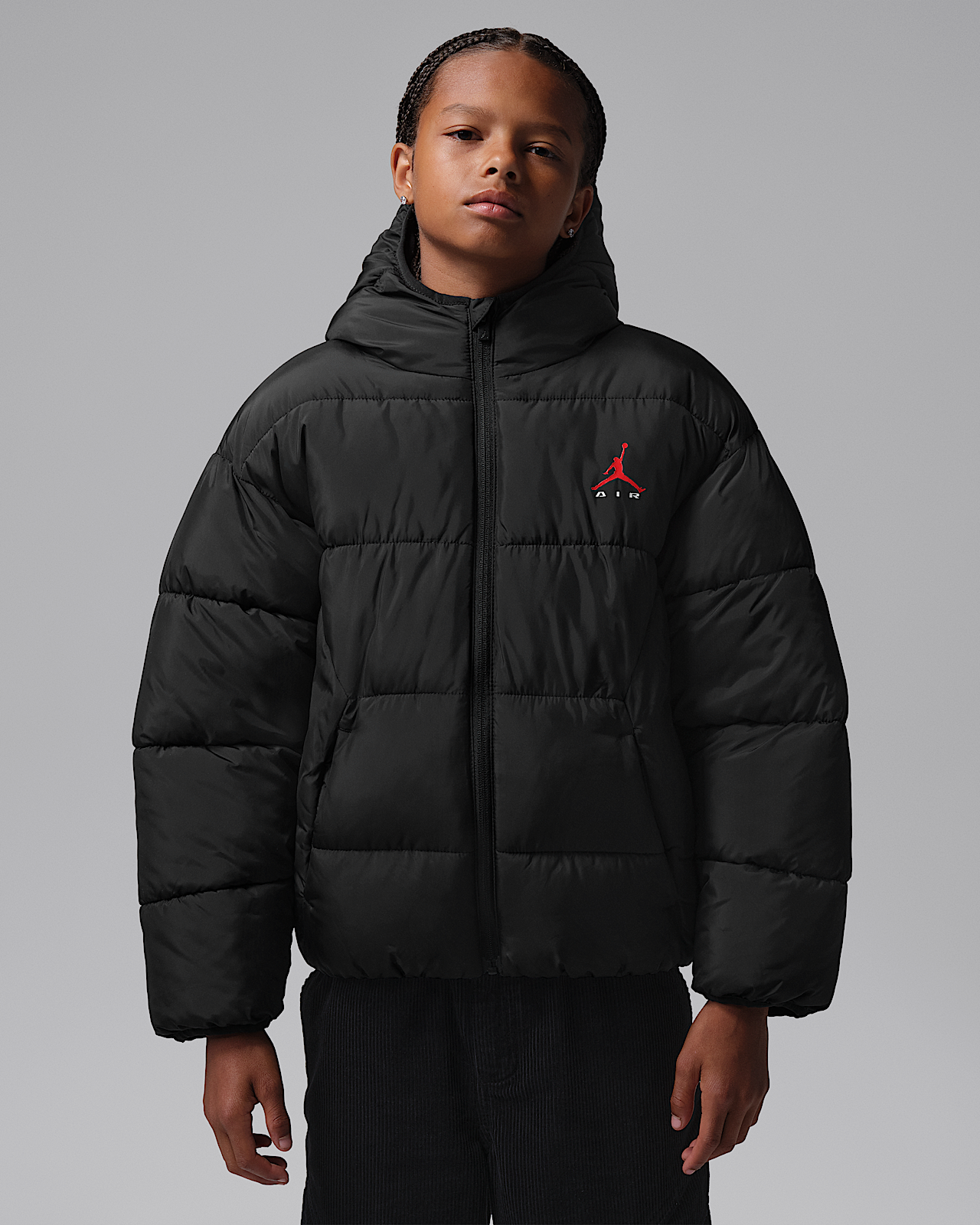 Детская куртка Jordan Big Kids' Brooklyn Graphic Puffer