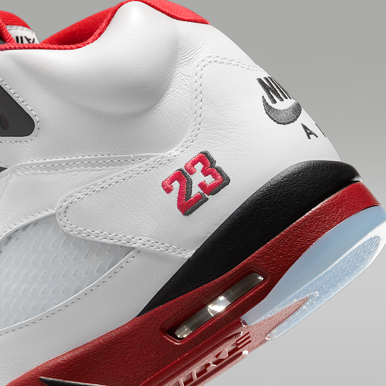 Nike Air Jordan sneaker Wit/Zwart/Fire Red