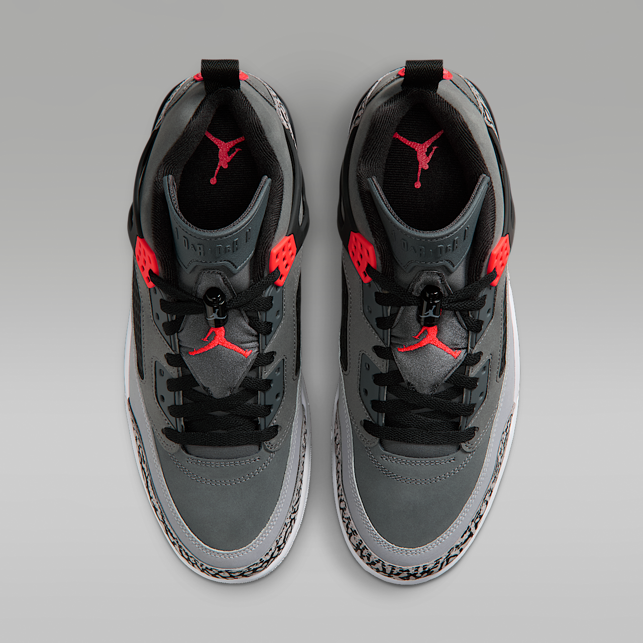 Nike Jordan Spizike Low sneaker Dark Grey/Zwart/Cement Grey/Infrared