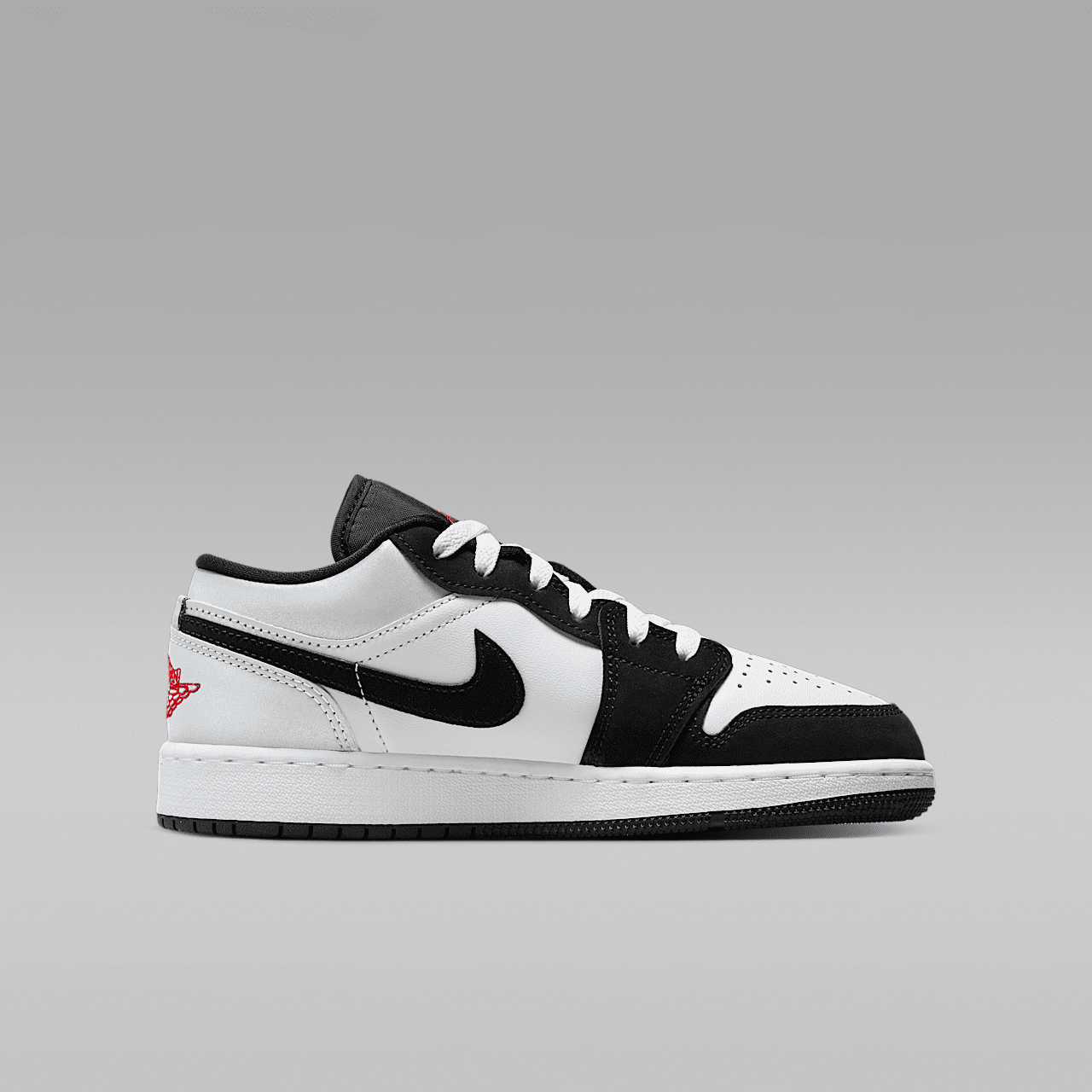 Nike Air Jordan sneaker Wit/Zwart/Matte Silver/Fire Red