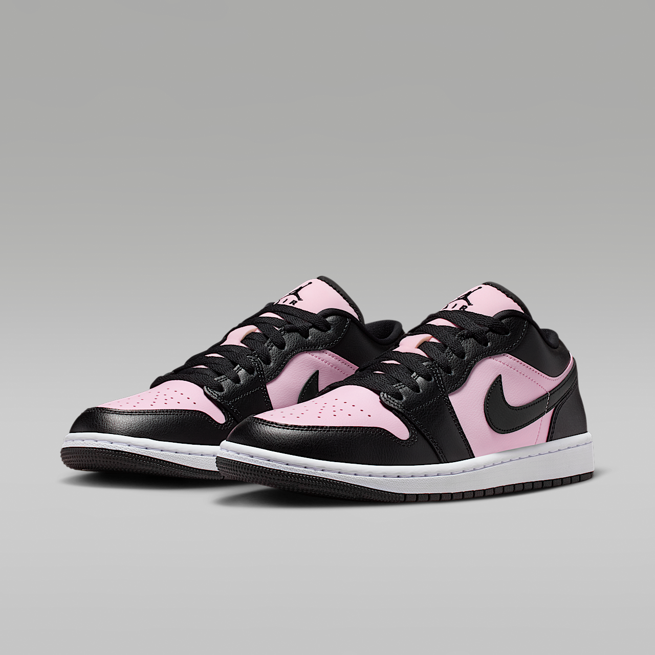 Nike Air Jordan 1 Low sneaker Pink Foam/Wit/Zwart