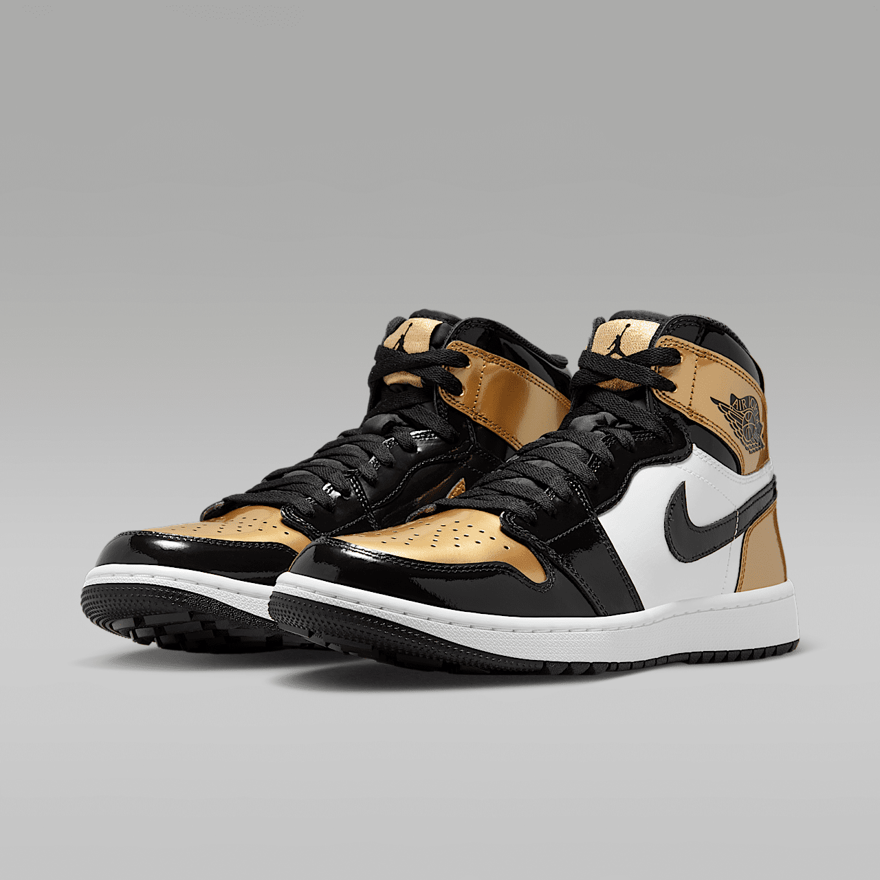 Nike Air Jordan sneaker Zwart/Wit/Metallic Gold