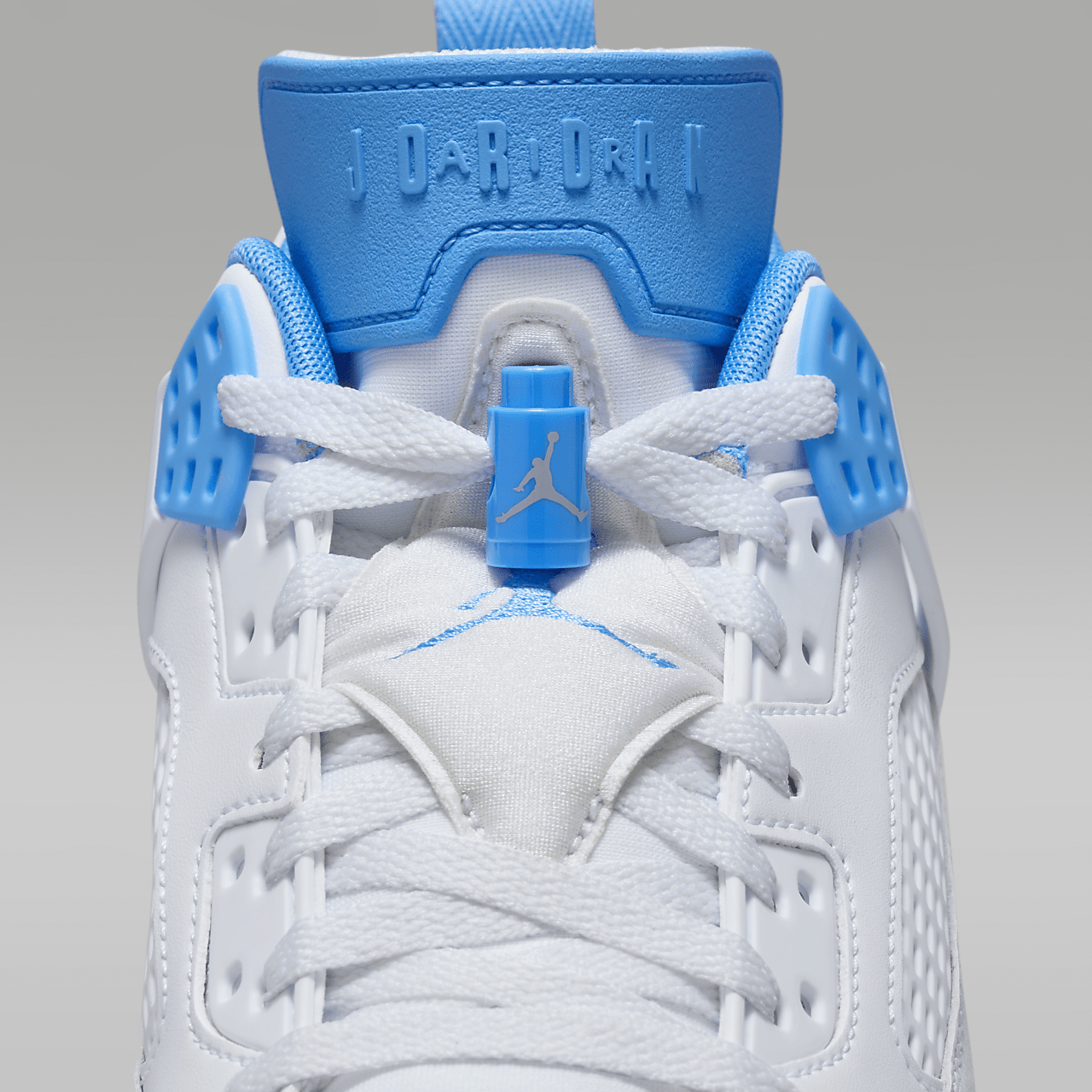 Nike Jordan Spizike Low sneaker Wit/Wolf Grey/Anthracite/University Blue