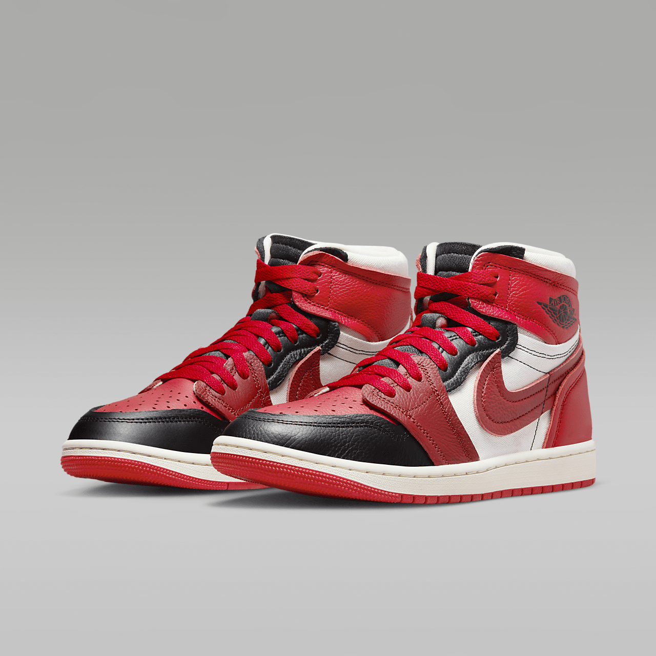 Nike Air Jordan 1 High sneaker Sport Red/Zwart/Sail/Dune Red