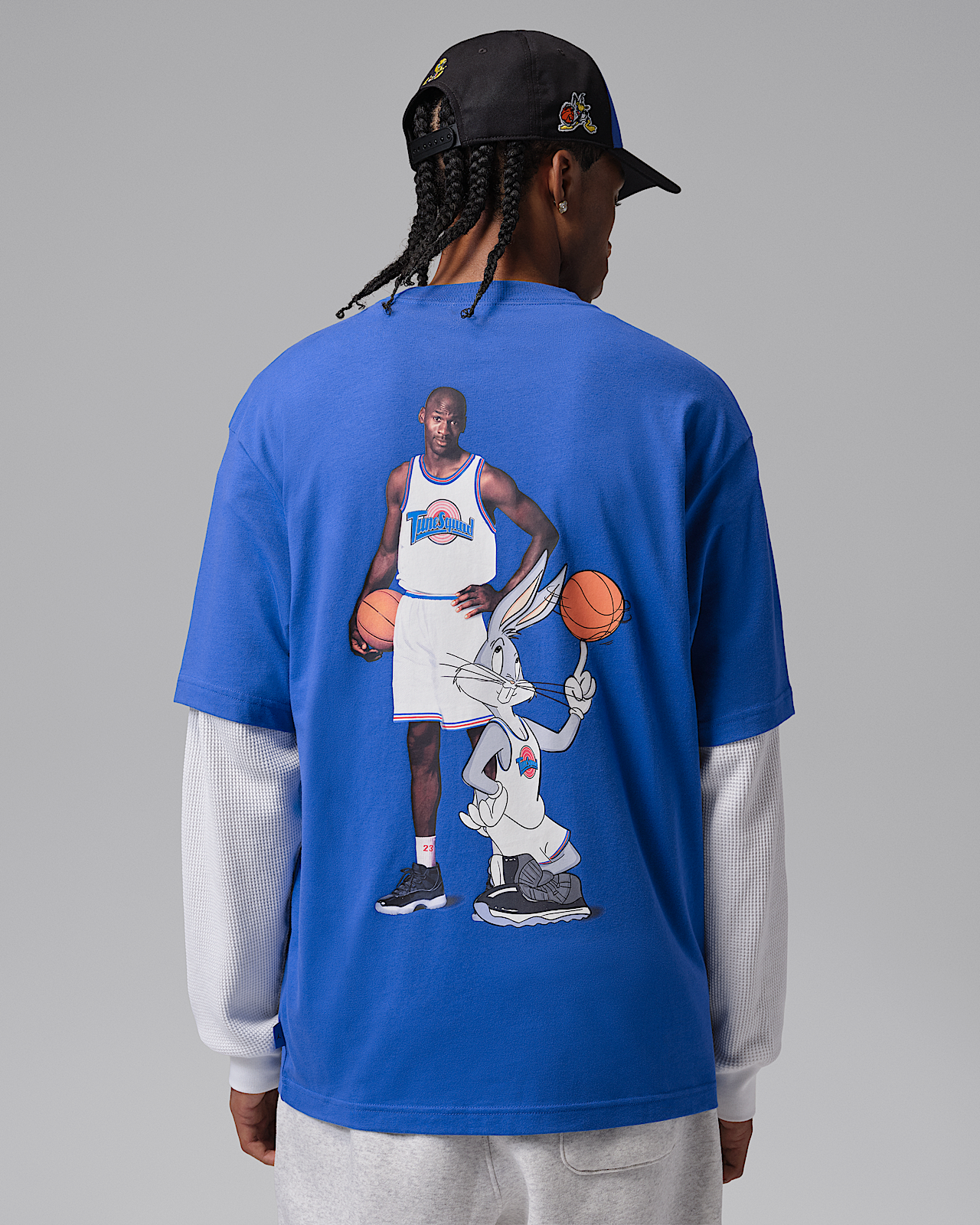 Мужская футболка Jordan Brooklyn Space Jam Crew-Neck