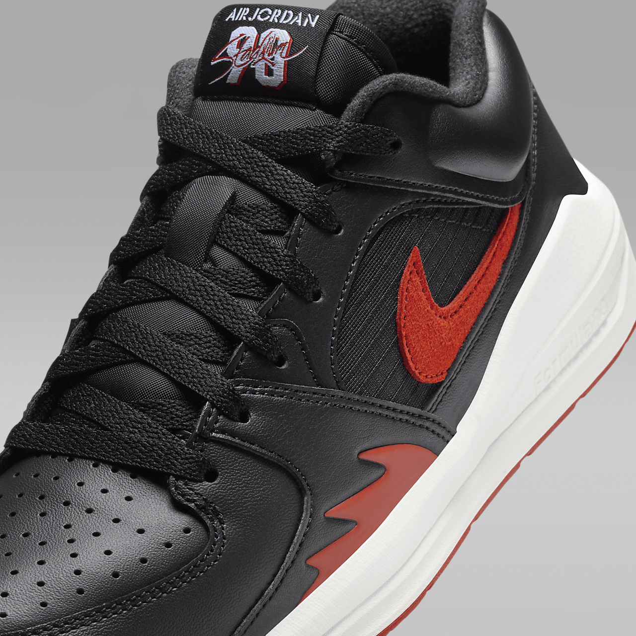 Nike  sneaker Zwart/Wit/Sail/Gym Red