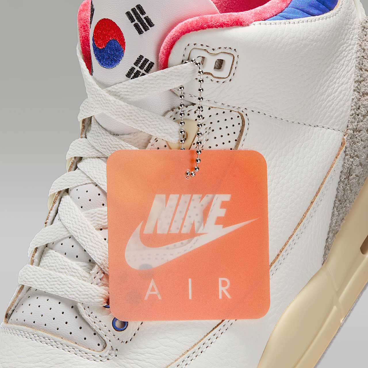 Nike Air Jordan sneaker Wit/Sport Royal/Challenge Red/Zwart