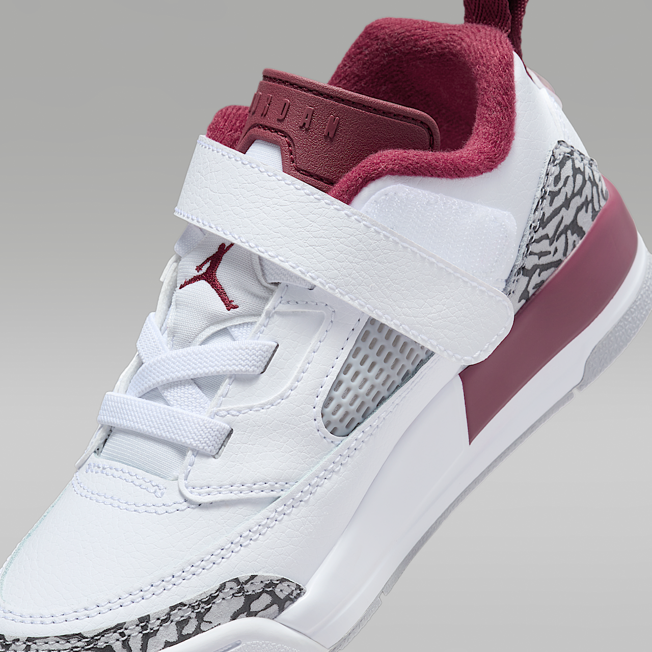Nike Jordan Spizike Low sneaker Wit/Wolf Grey/Anthracite/Team Red