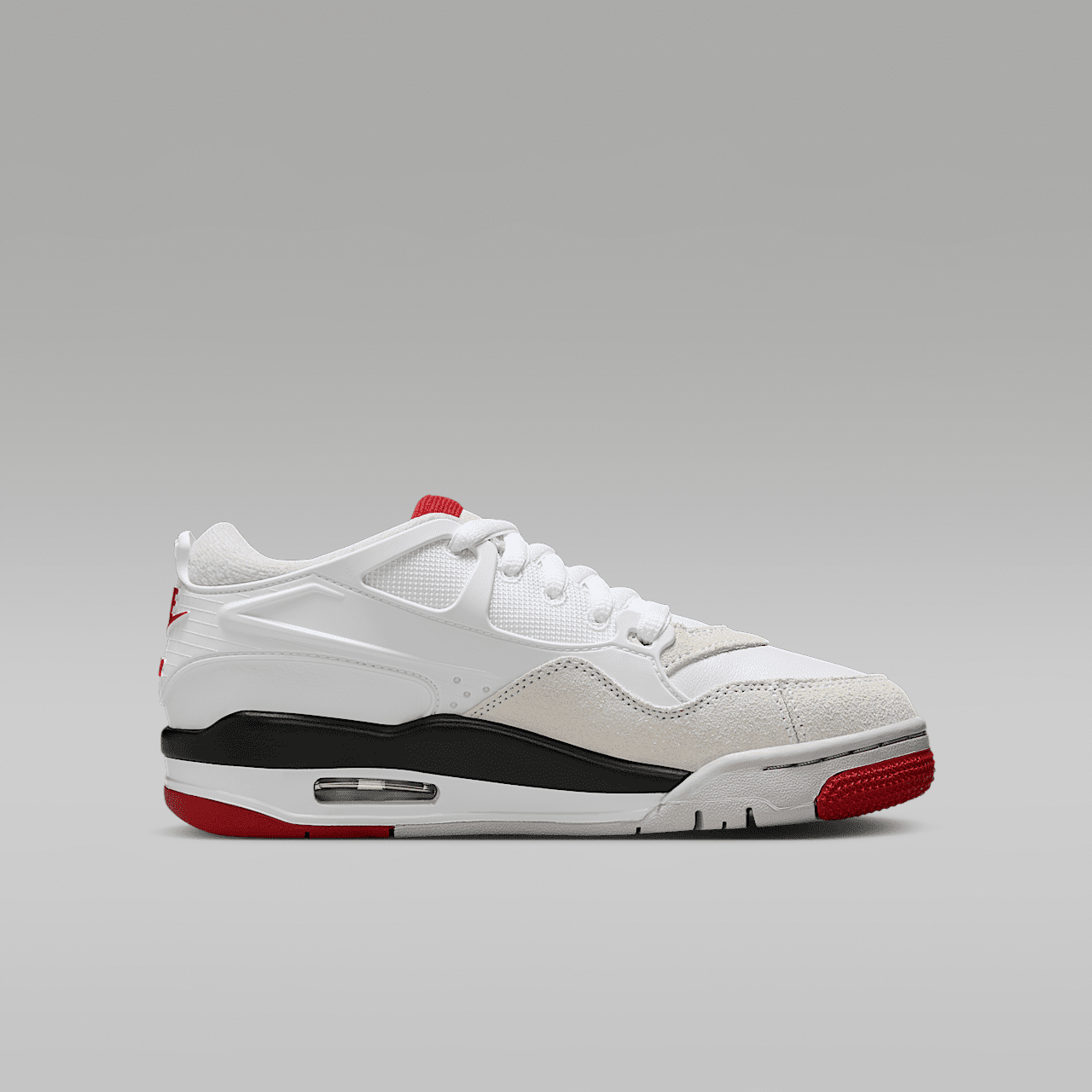 Nike Air Jordan 4 RM sneaker Wit/Zwart/Neutral Grey/Varsity Red