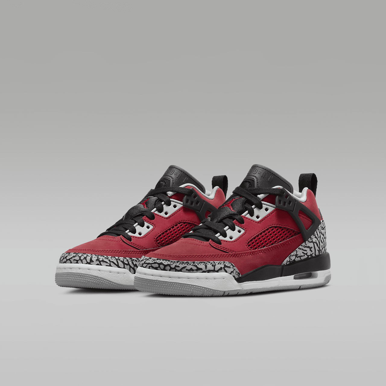 Nike Jordan Spizike Low sneaker Gym Red/Wolf Grey/Cool Grey/Zwart