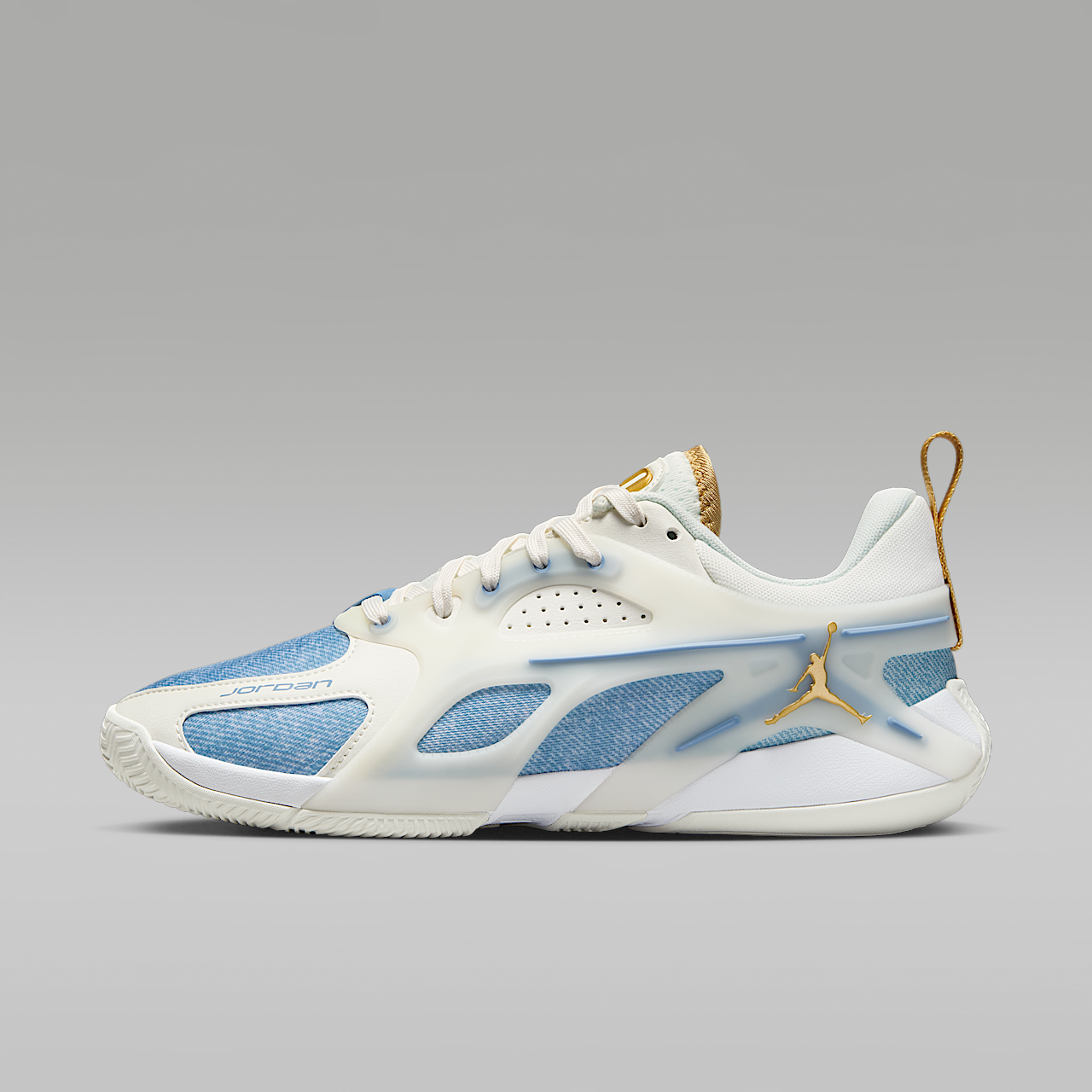 Nike  sneaker Sail/Work Blue/Hydrogen Blue/Metallic Gold