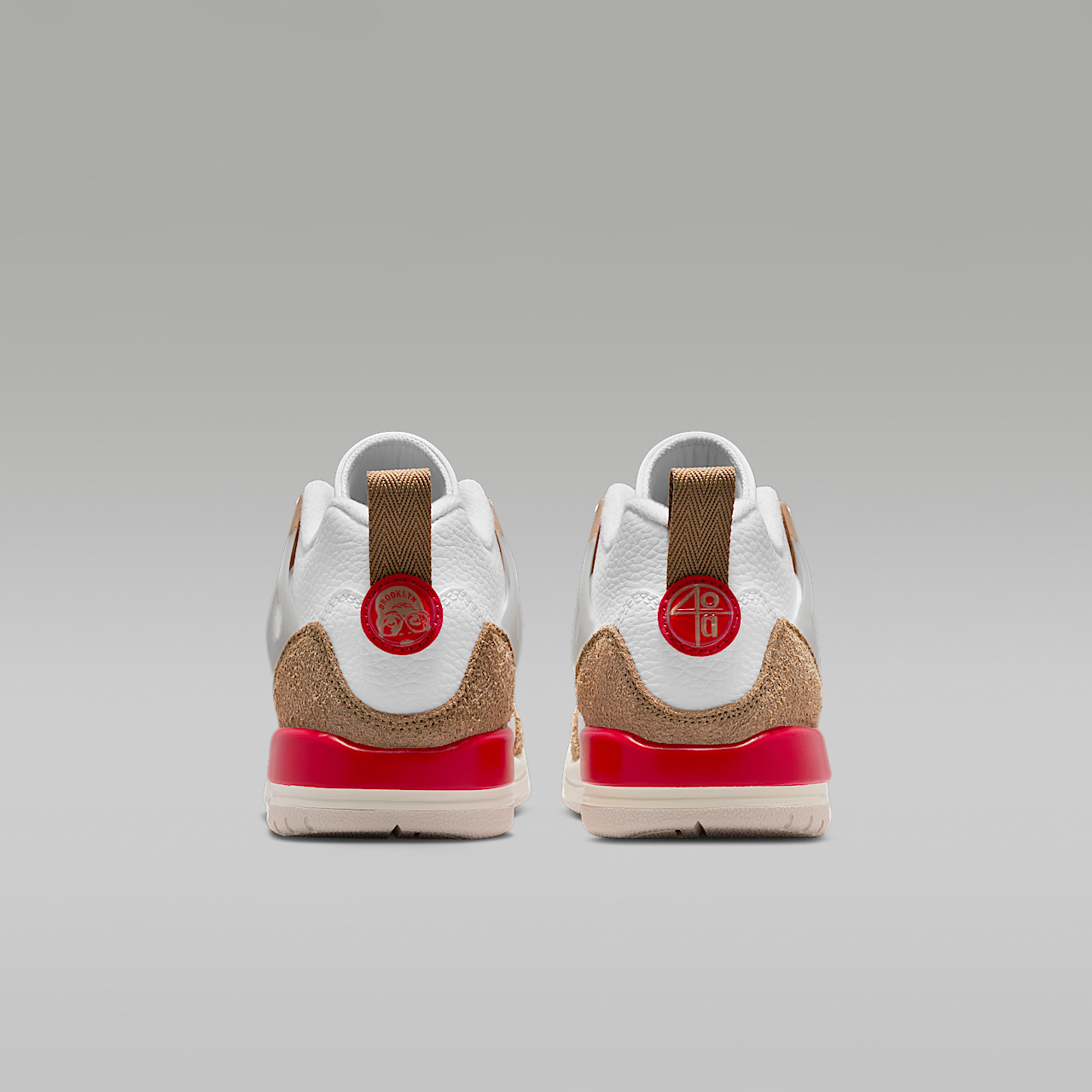 Nike Jordan Spizike Low sneaker Wit/Desert Camo/Sail/Fire Red
