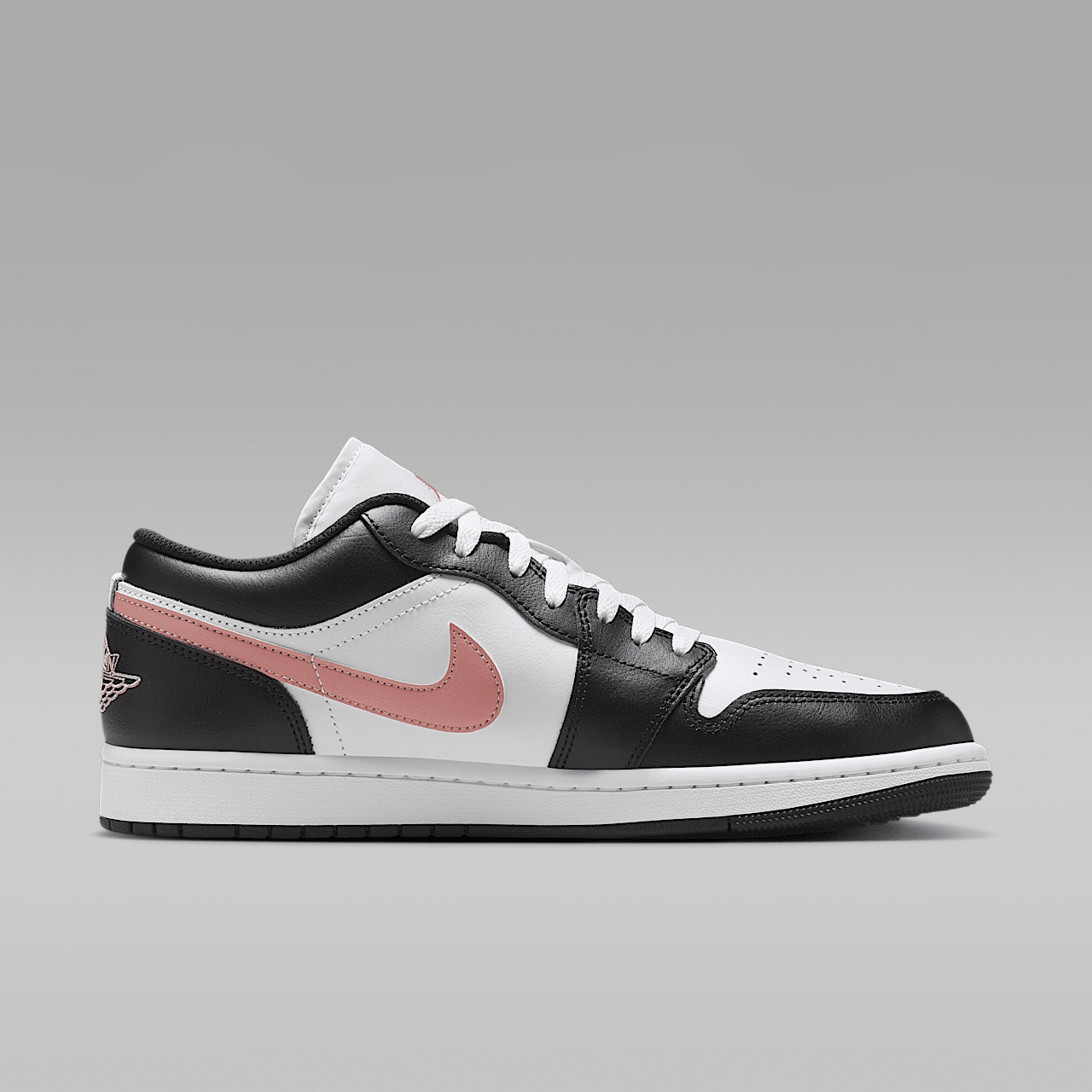 Nike Air Jordan 1 Low sneaker Wit/Zwart/Rust Pink