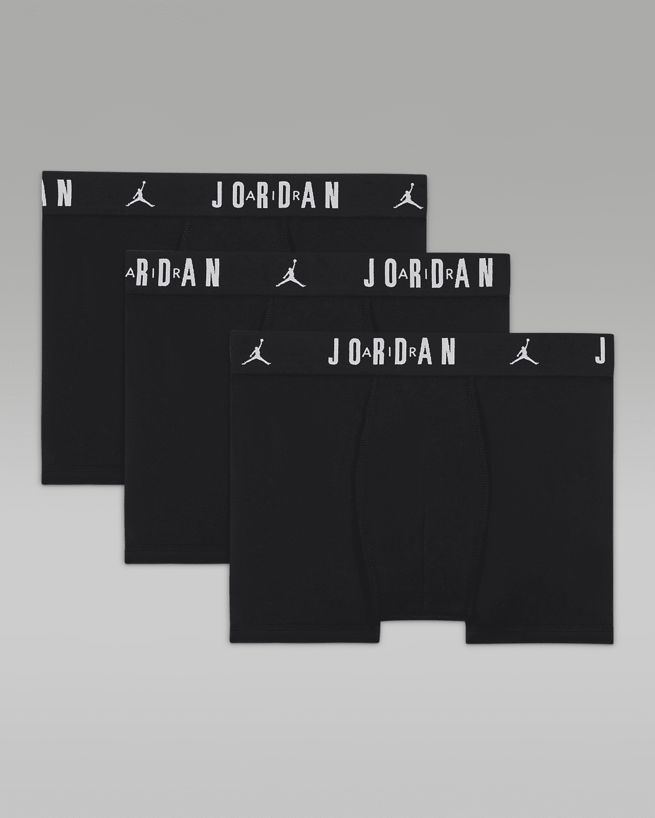 Детские  Jordan Big Kids' Cotton Core Boxer Briefs (3-Pack)