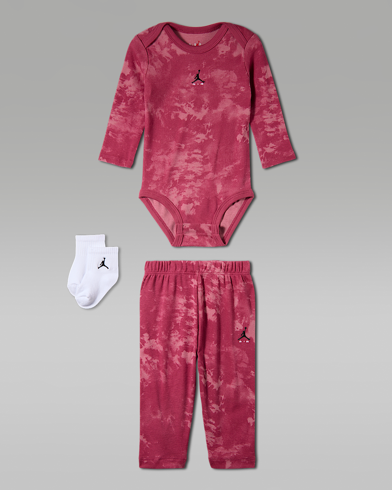 Детские  Jordan Baby Acid Wash 3-Piece Boxed Set