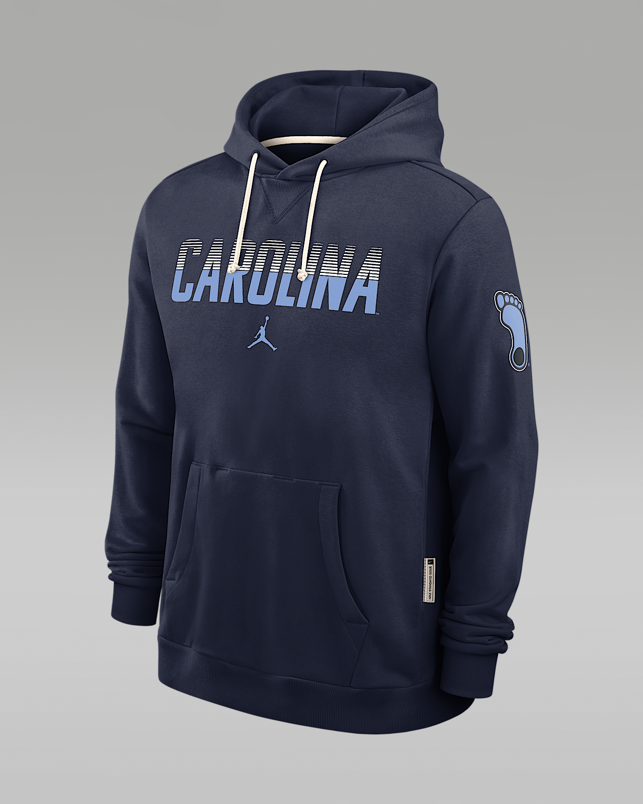 Мужское худи North Carolina Sideline Standard Issue Jordan Brand Dri-FIT College Pullover Hoodie