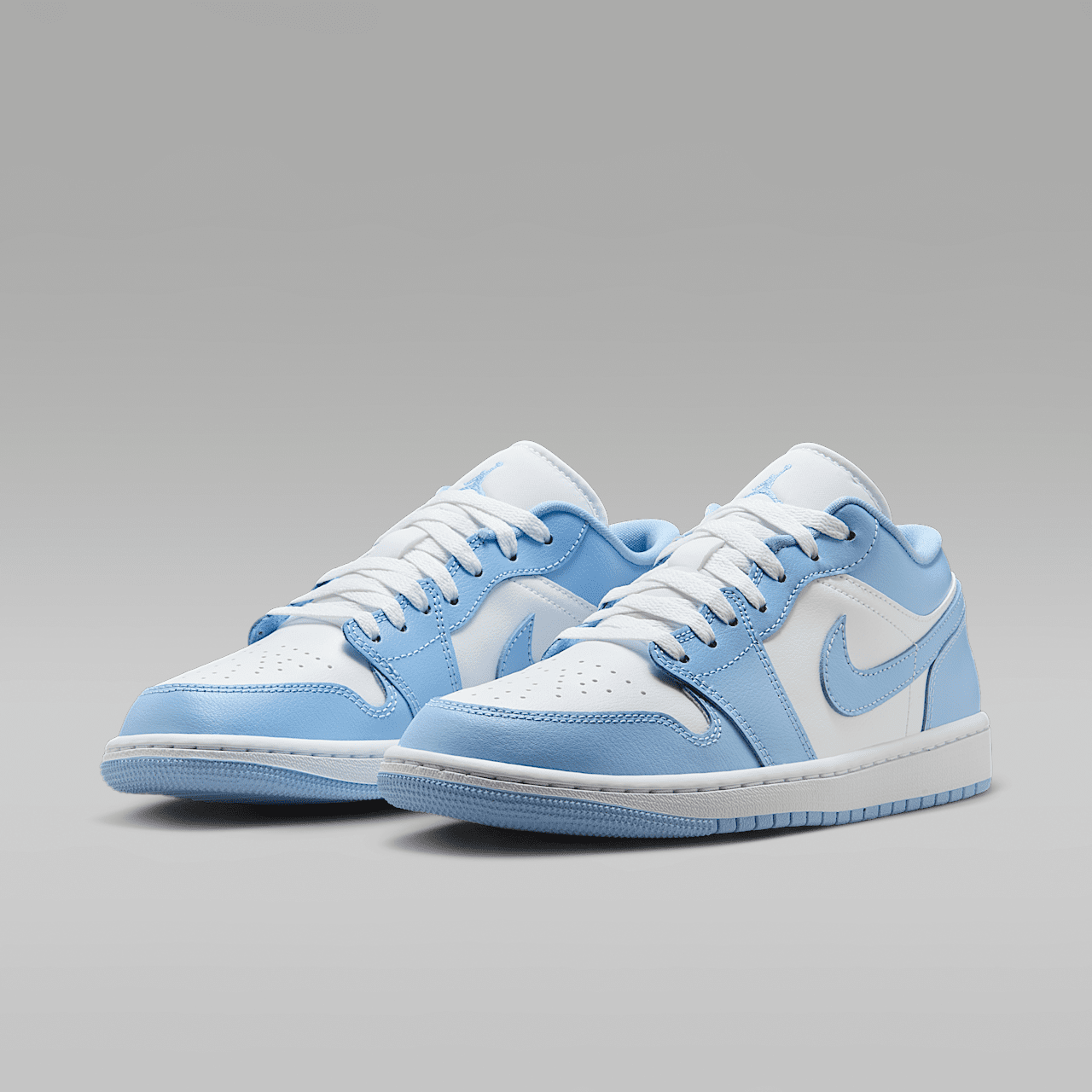 Nike Air Jordan 1 Low sneaker Wit/Aluminum