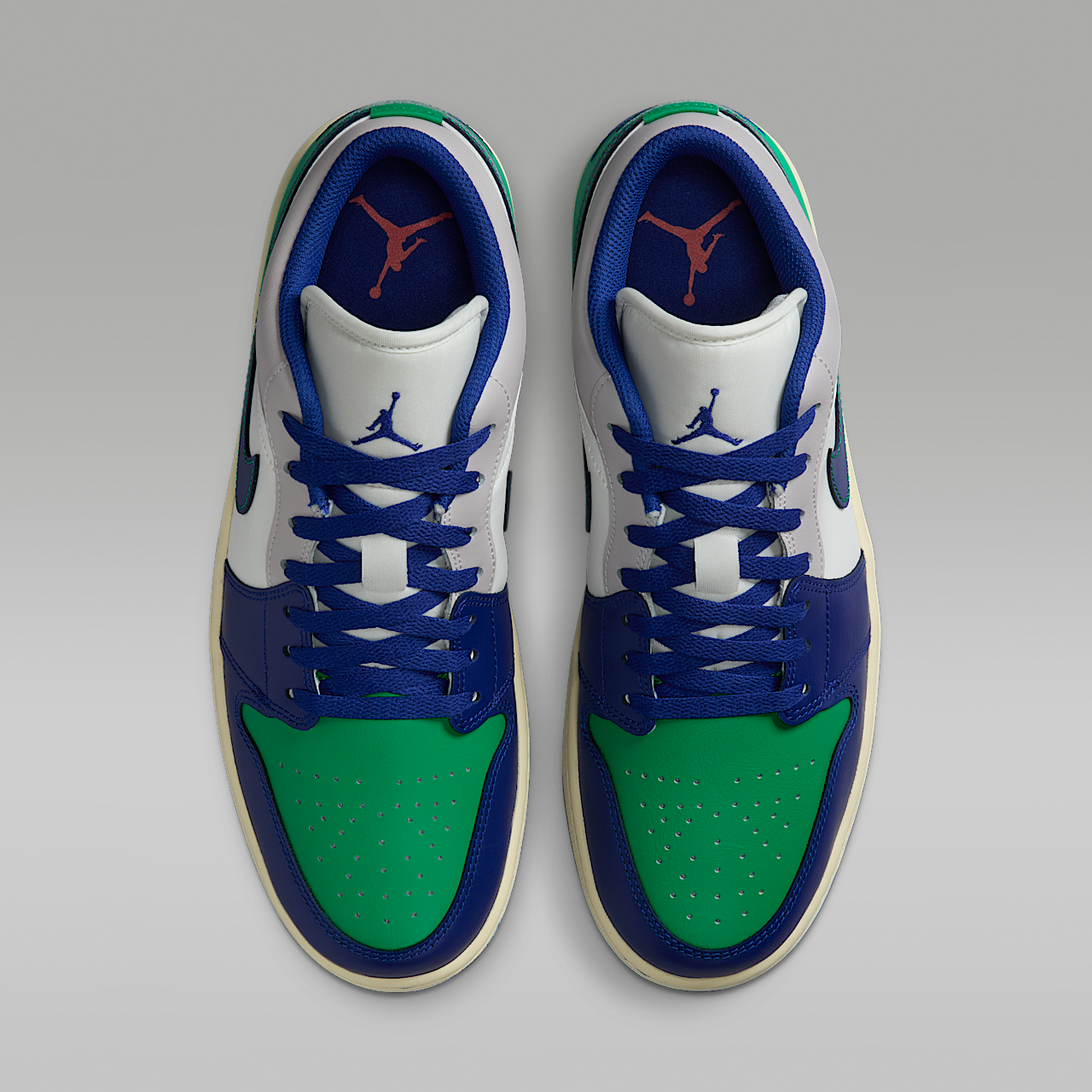 Nike Air Jordan 1 Low sneaker Sail/Stadium Green/Neutral Grey/Deep Royal Blue