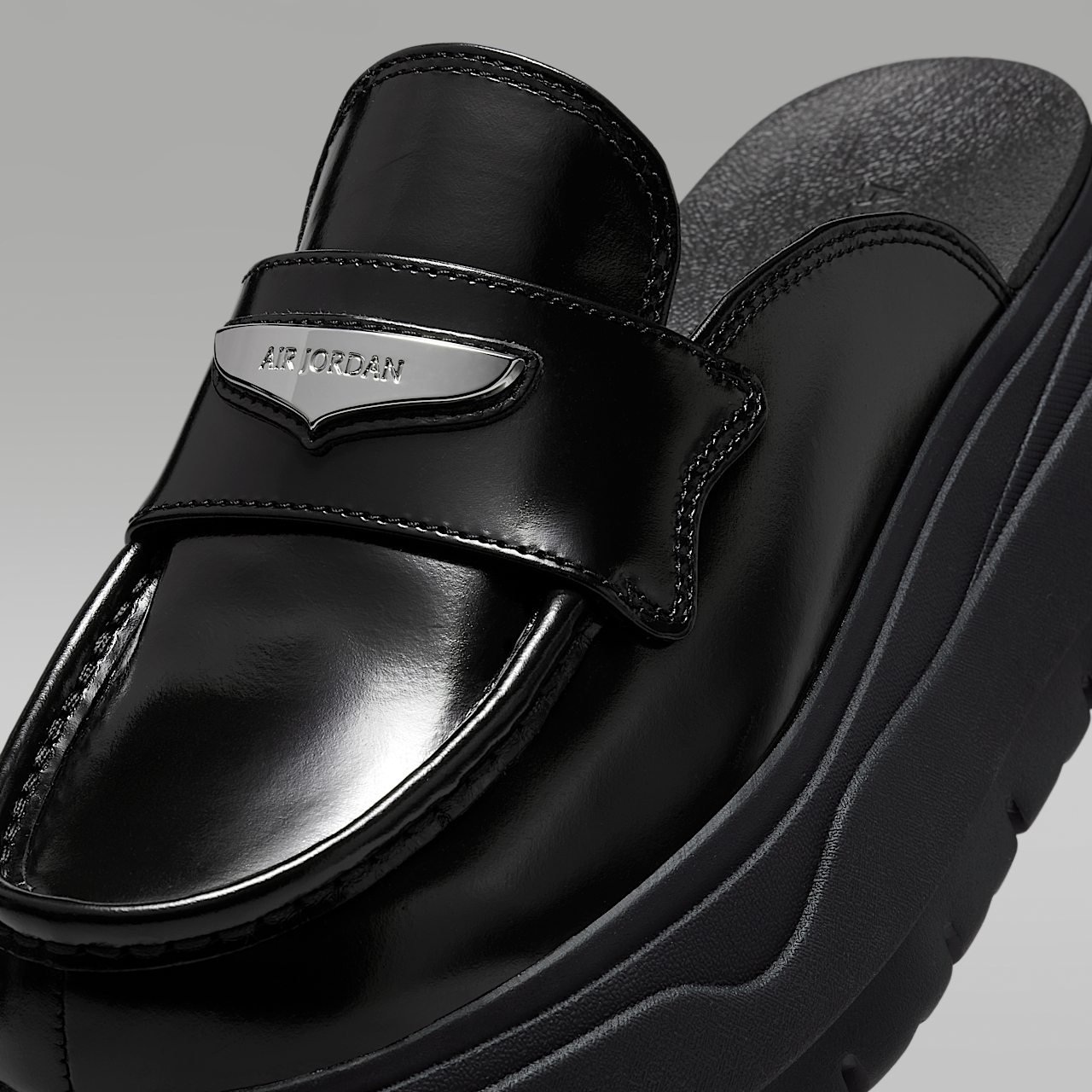 Nike Air Jordan sneaker Zwart/Metallic Silver