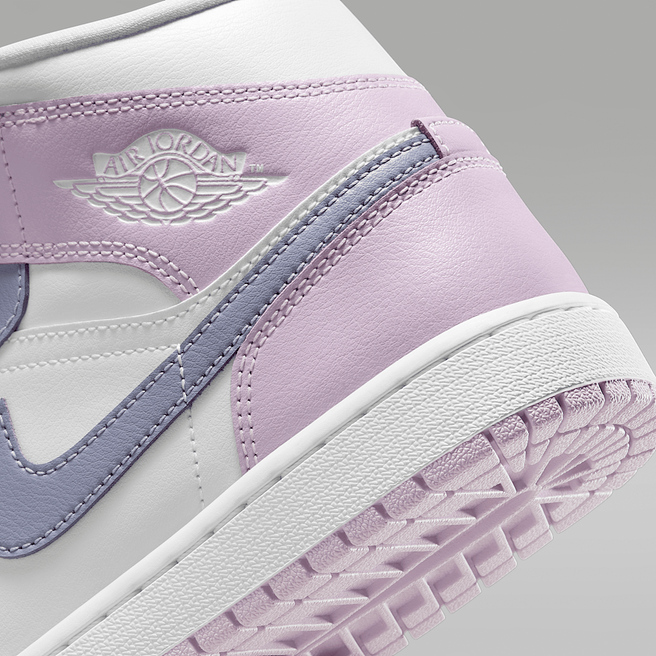 Nike Air Jordan 1 Mid sneaker Indigo Haze/Wit/Doll