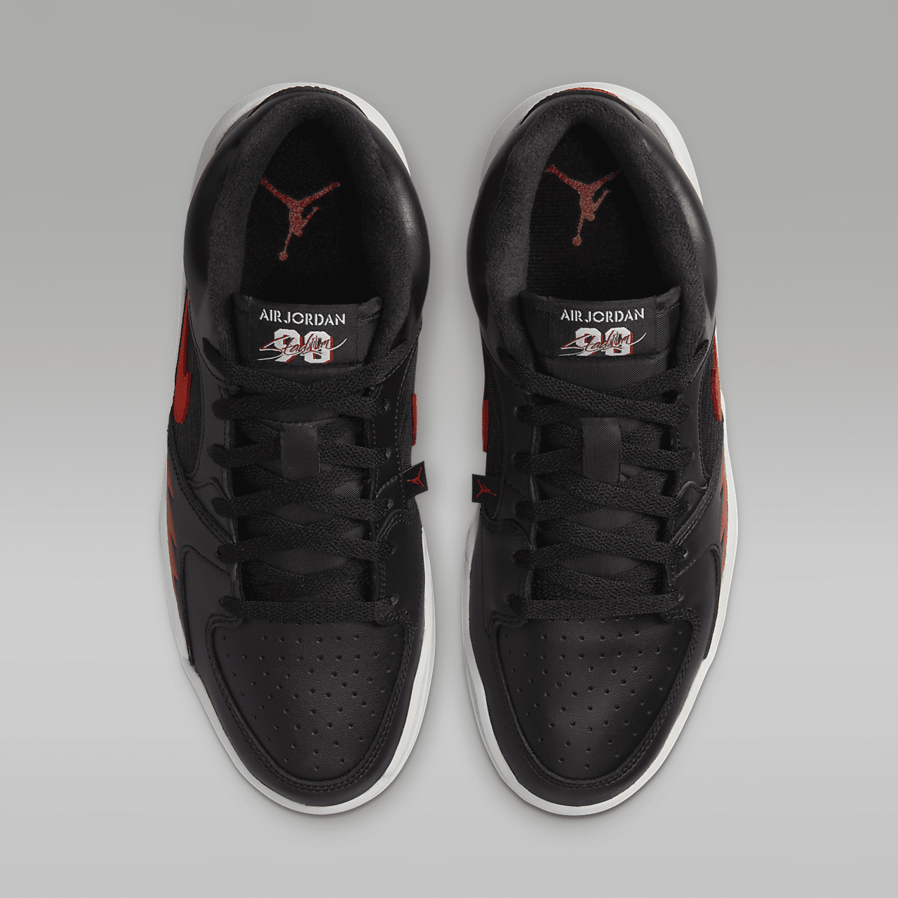 Nike  sneaker Zwart/Wit/Sail/Gym Red