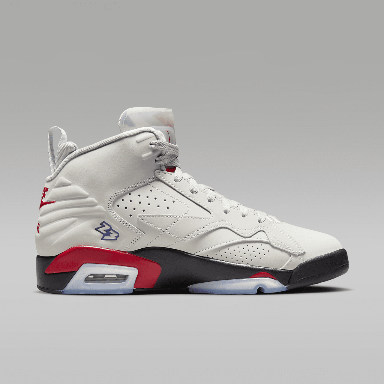 Nike  sneaker Neutral Grey/Zwart/Dark Concord/University Red