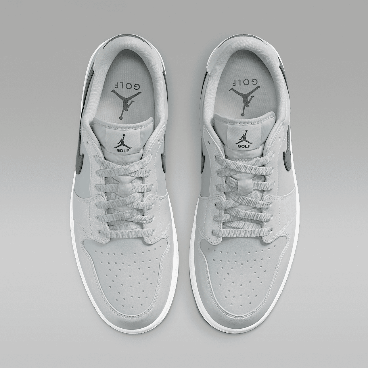 Nike Air Jordan 1 Low sneaker Wolf Grey/Wit/Gum Medium Brown/Iron Grey