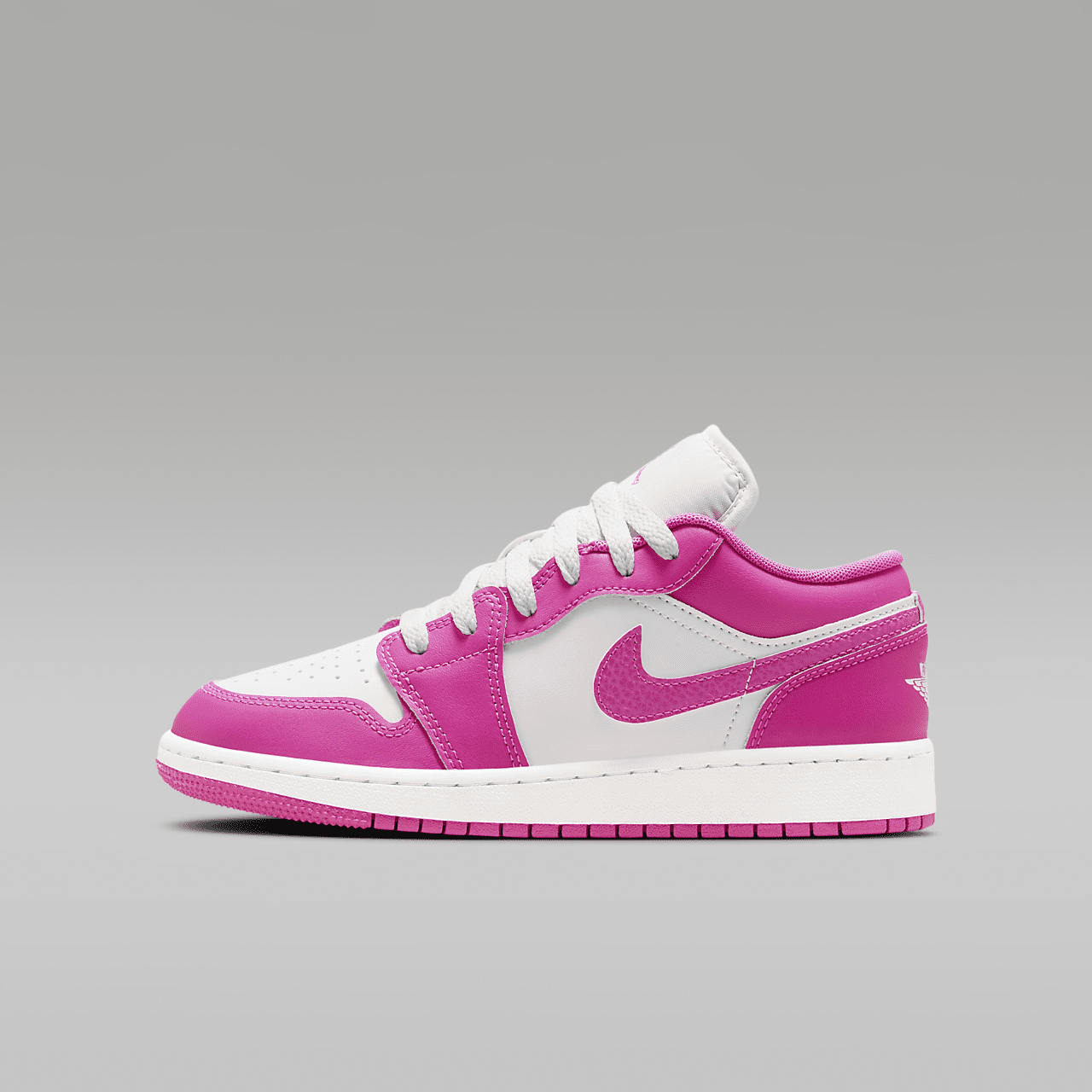 Nike Air Jordan 1 Low sneaker Fire Pink/Wit/Iris Whisper