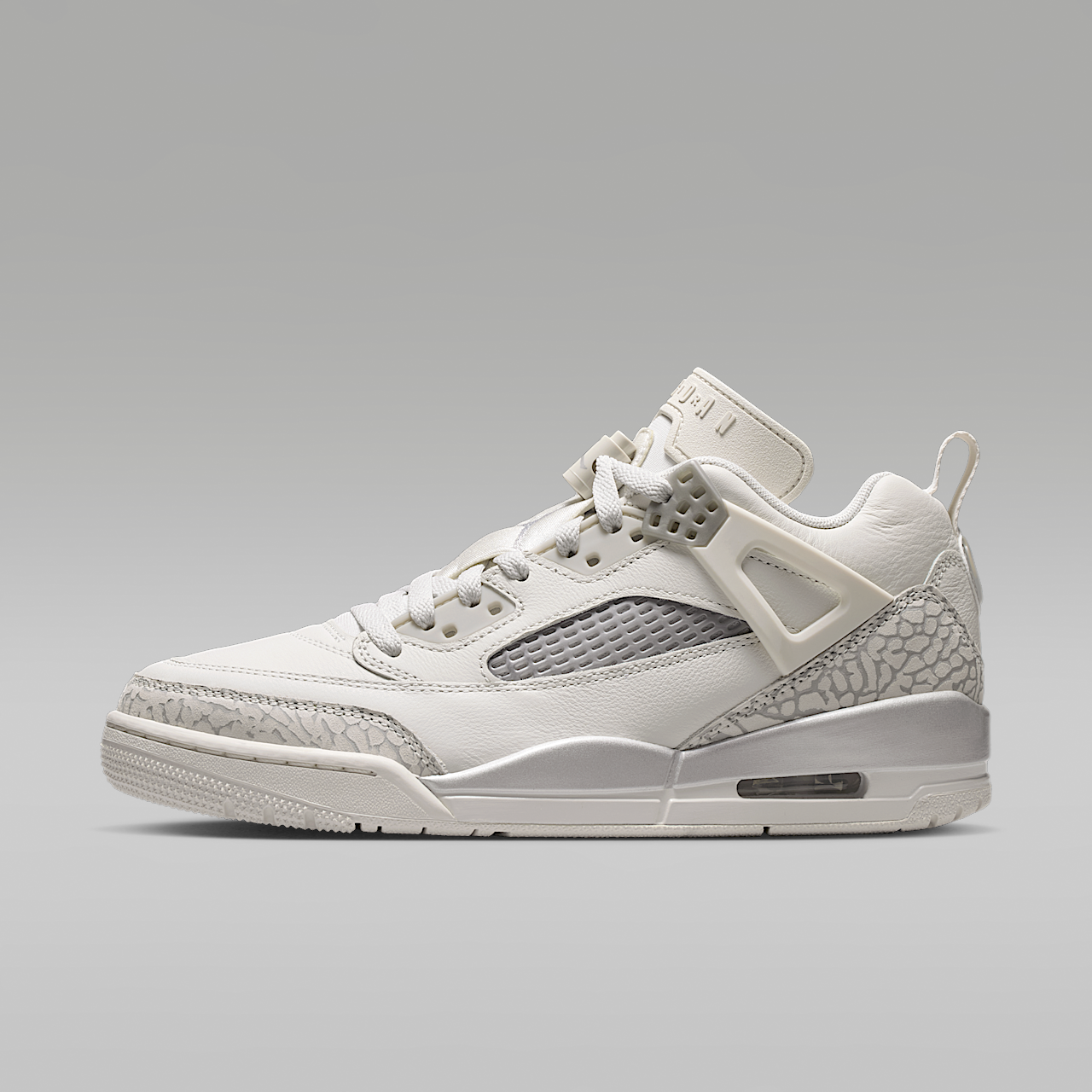 Nike Jordan Spizike Low sneaker Swan/Wolf Grey/Metallic Silver