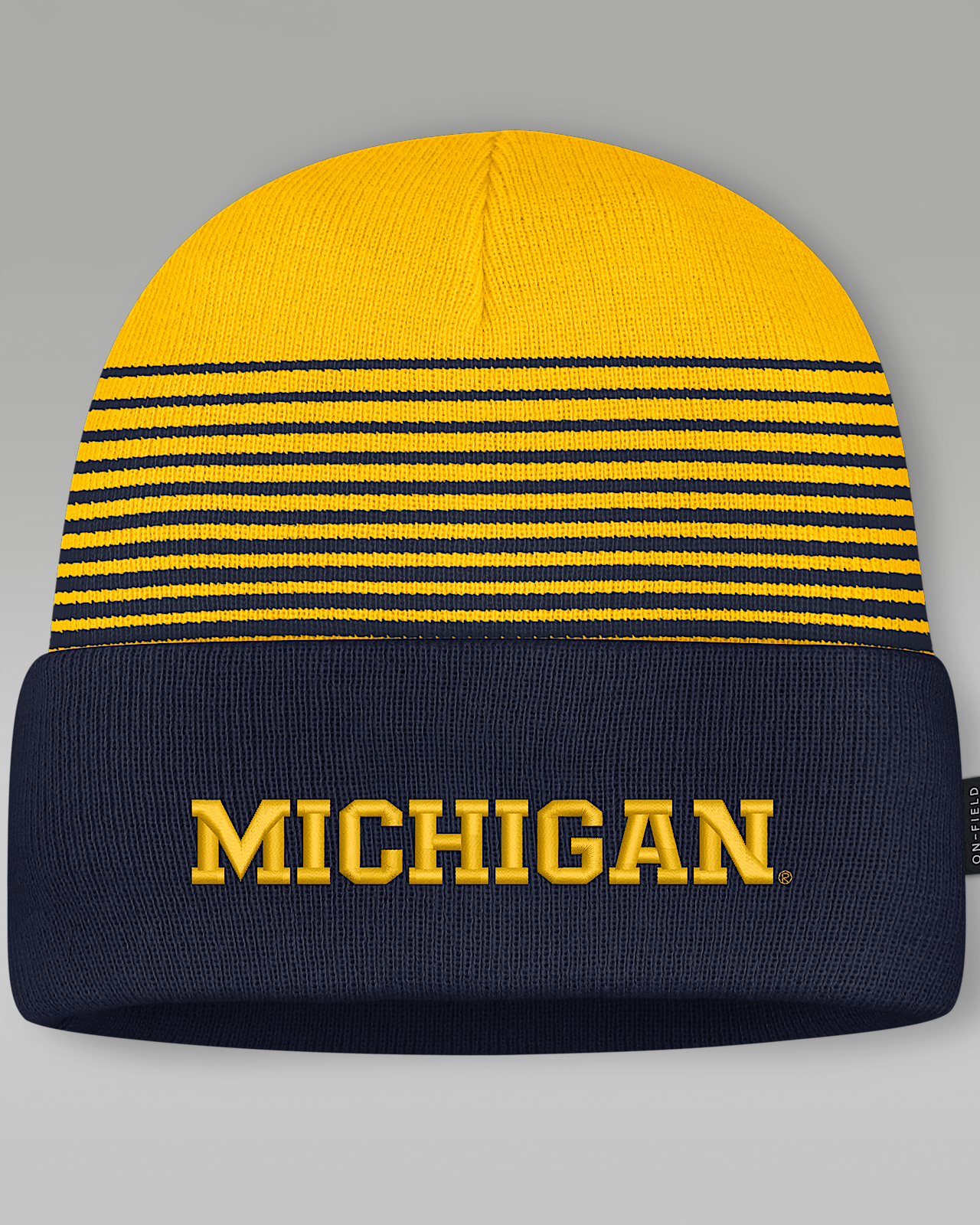 Женские  Michigan Sideline Utility Jordan Brand College Cuffed Beanie