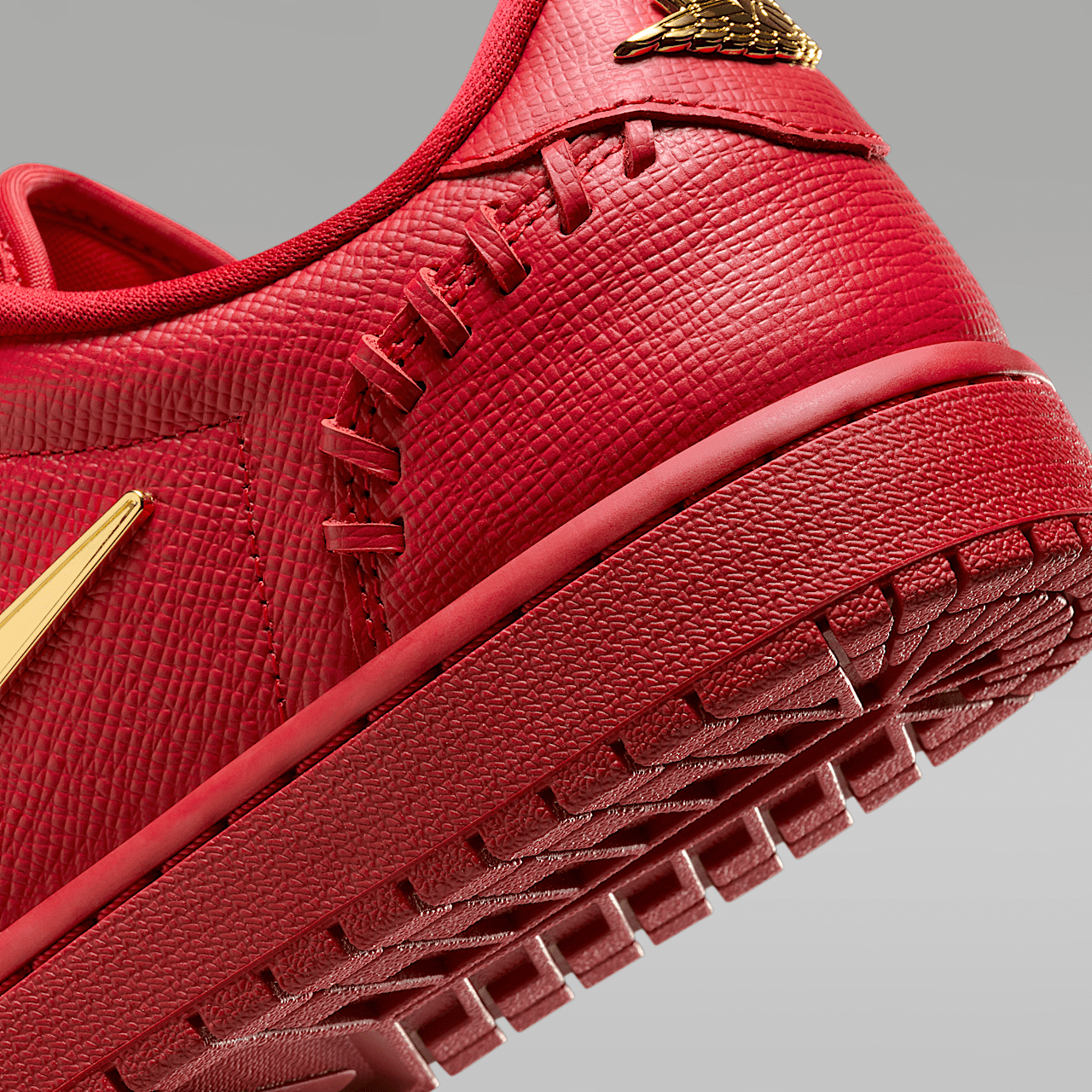 Nike Air Jordan 1 Low sneaker Gym Red/Metallic Gold