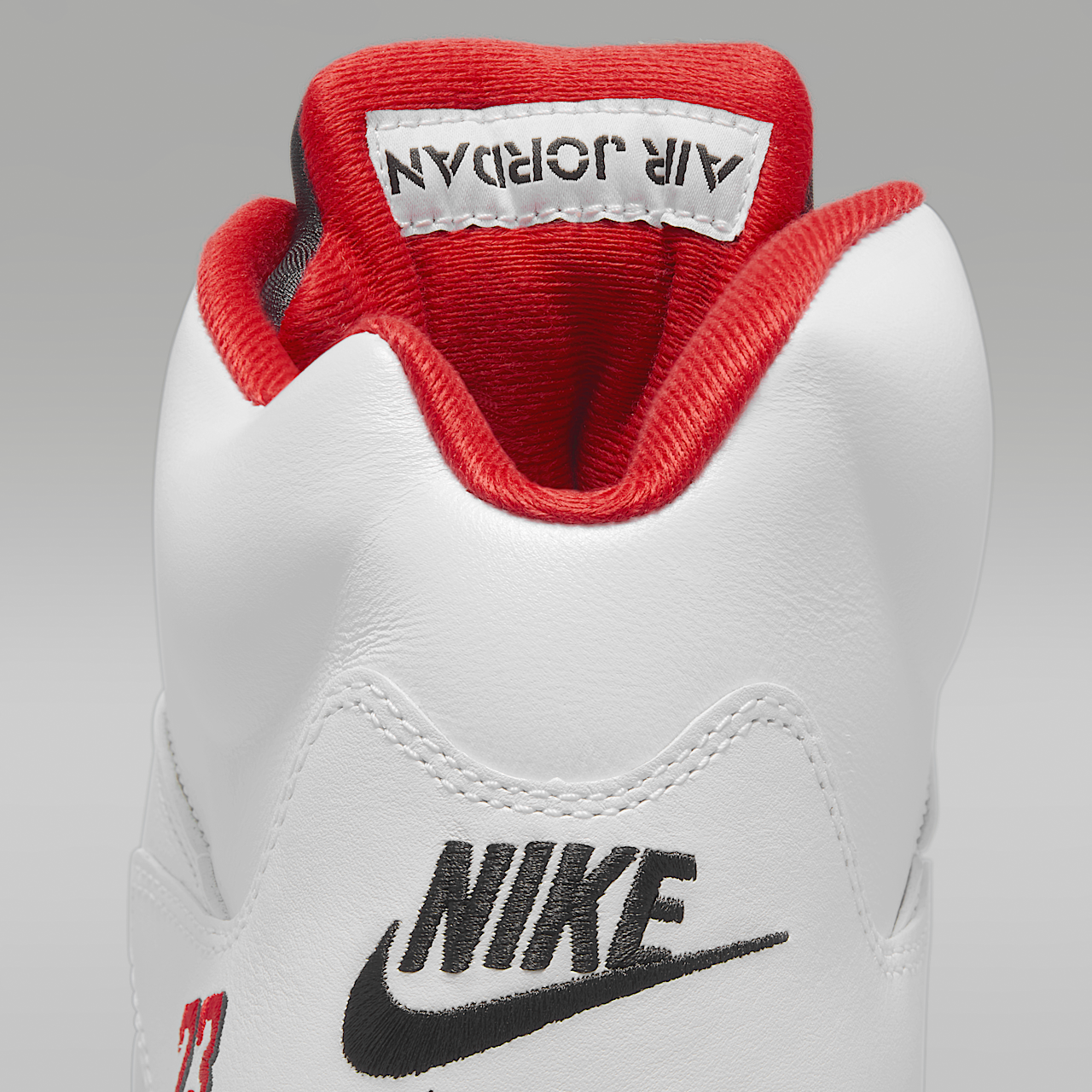 Nike Air Jordan sneaker Wit/Zwart/Fire Red