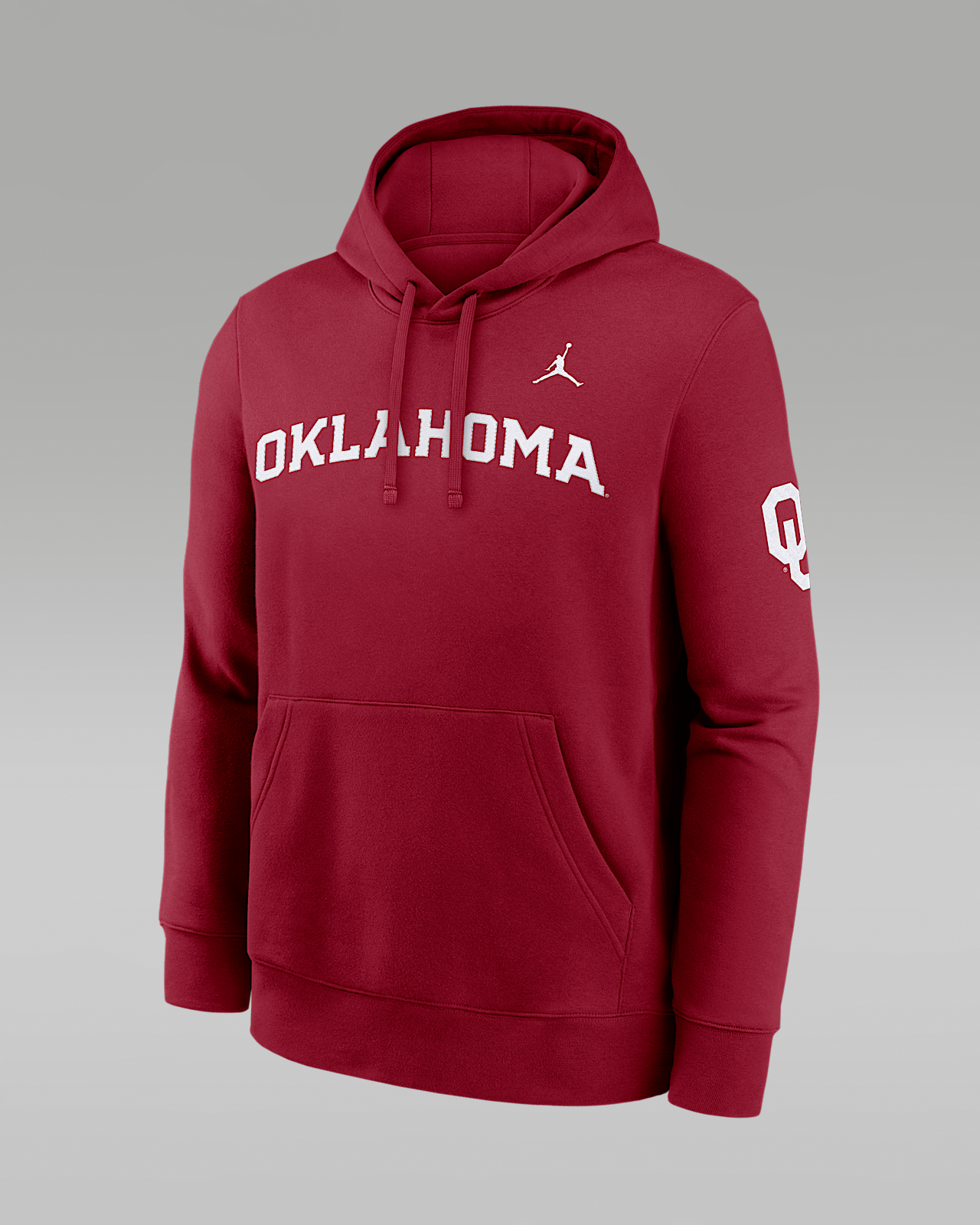 Мужское худи Oklahoma Sideline Club Nike Jordan Brand Pullover Hoodie