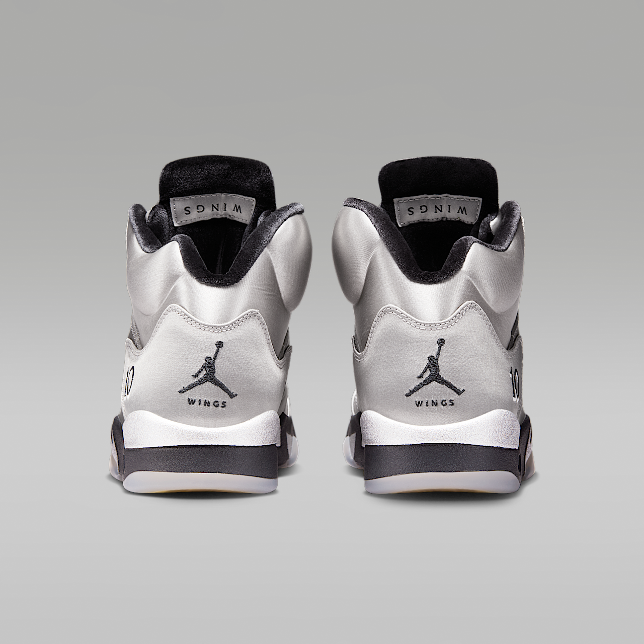 Nike Air Jordan sneaker Medium Grey/Metallic Silver/Zwart