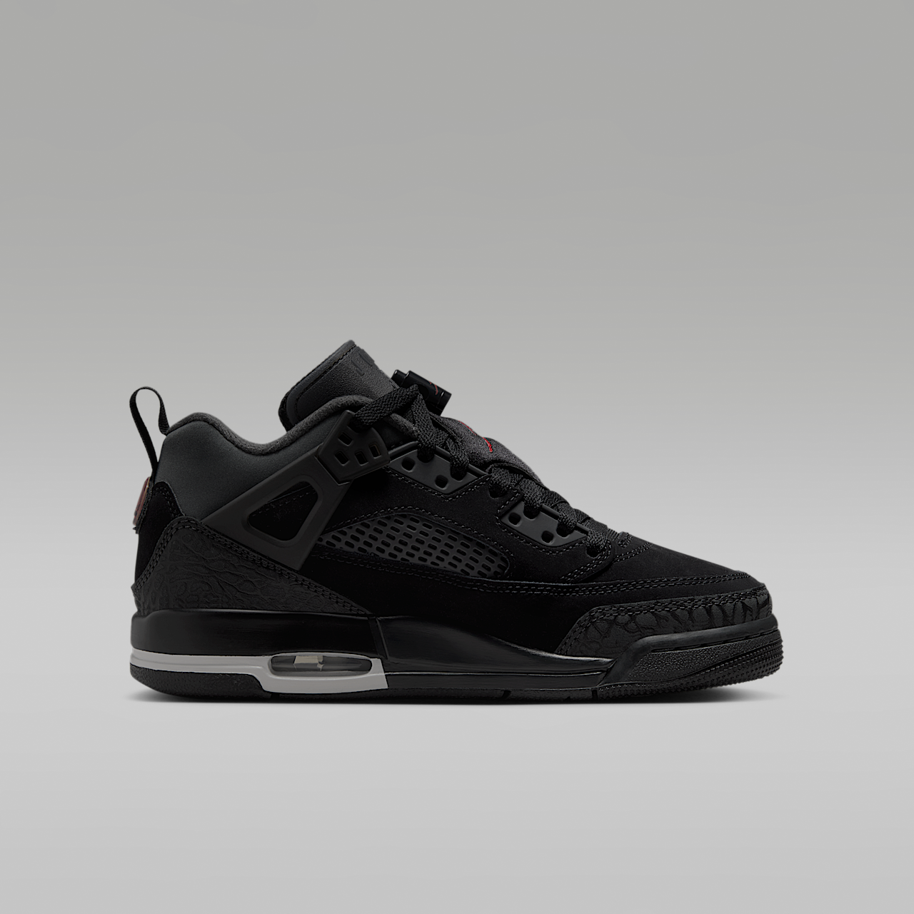 Nike Jordan Spizike Low sneaker Zwart/Anthracite/Summit White/Fire Red
