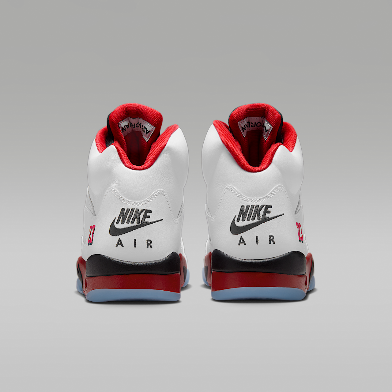 Nike Air Jordan sneaker Wit/Zwart/Fire Red
