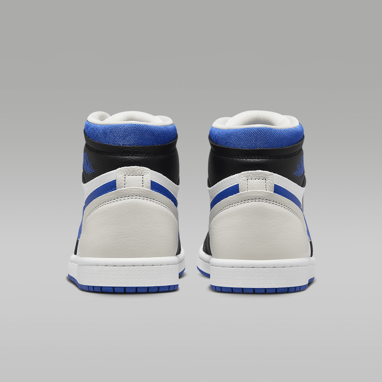 Nike Air Jordan 1 High sneaker Zwart/Wit/Sail/Game Royal