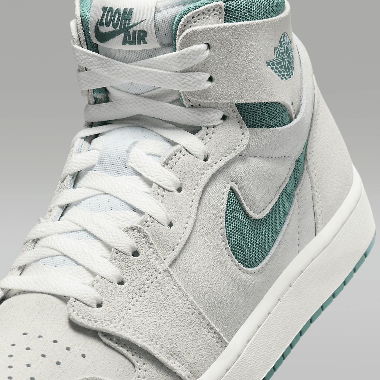 Nike Air Jordan 1 Zoom sneaker Summit White/Oxidized Green/Bicoastal