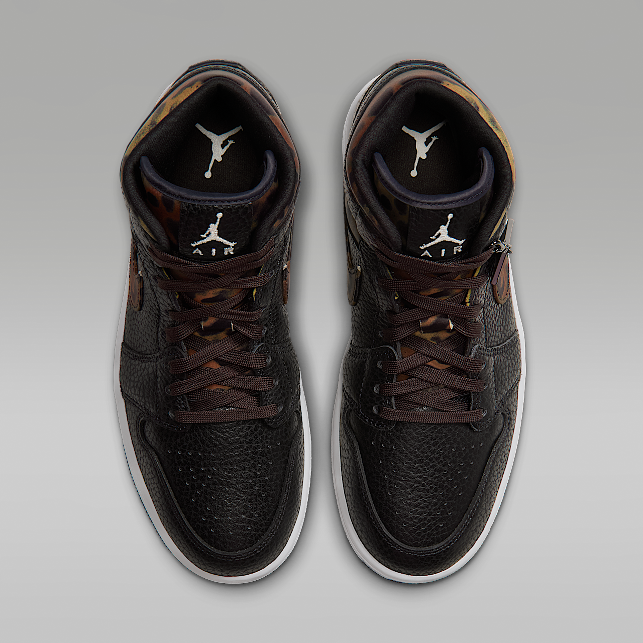 Nike Air Jordan sneaker Zwart/Velvet Brown/Chalk