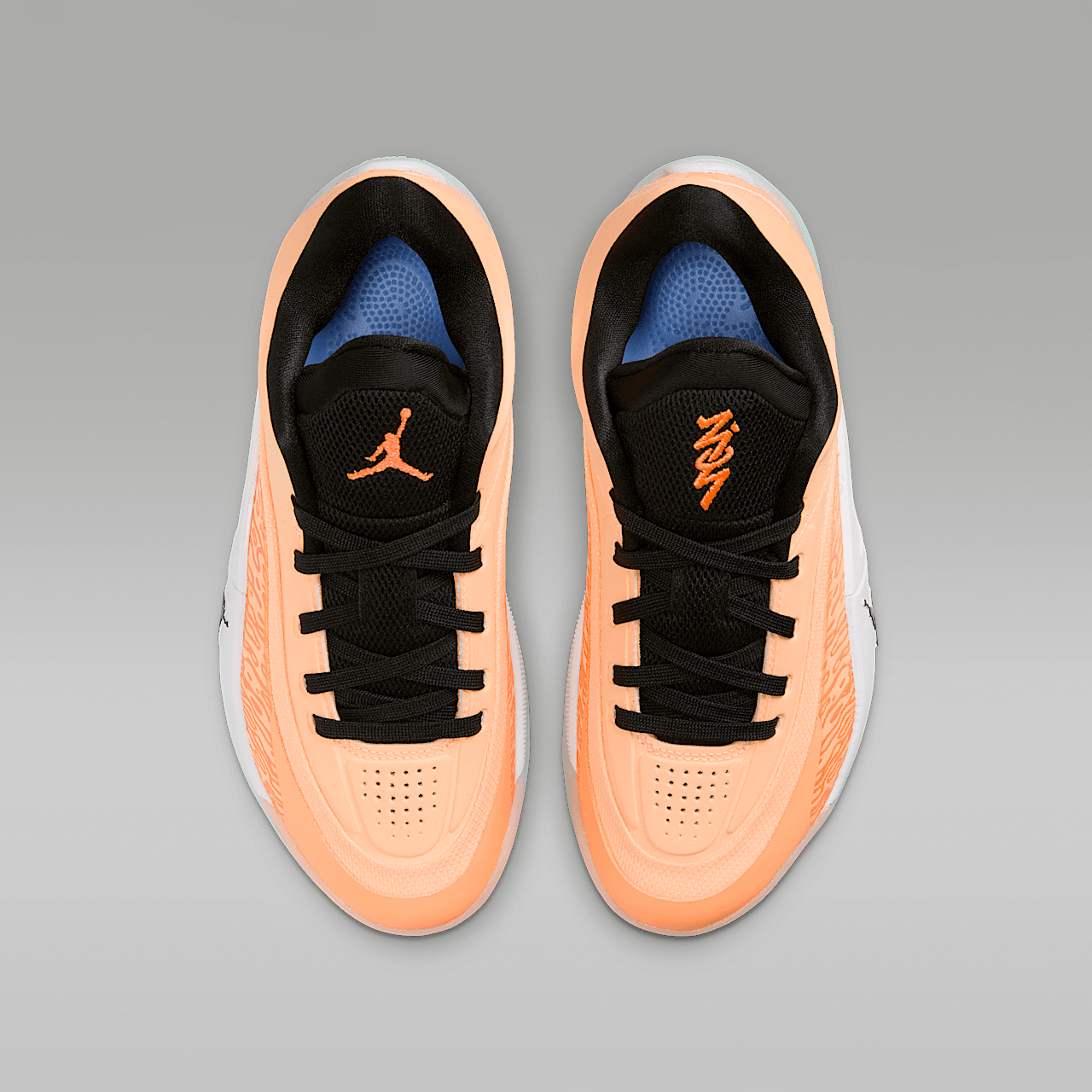 Nike  sneaker Peach Cream/Zwart/Wit/Total Orange