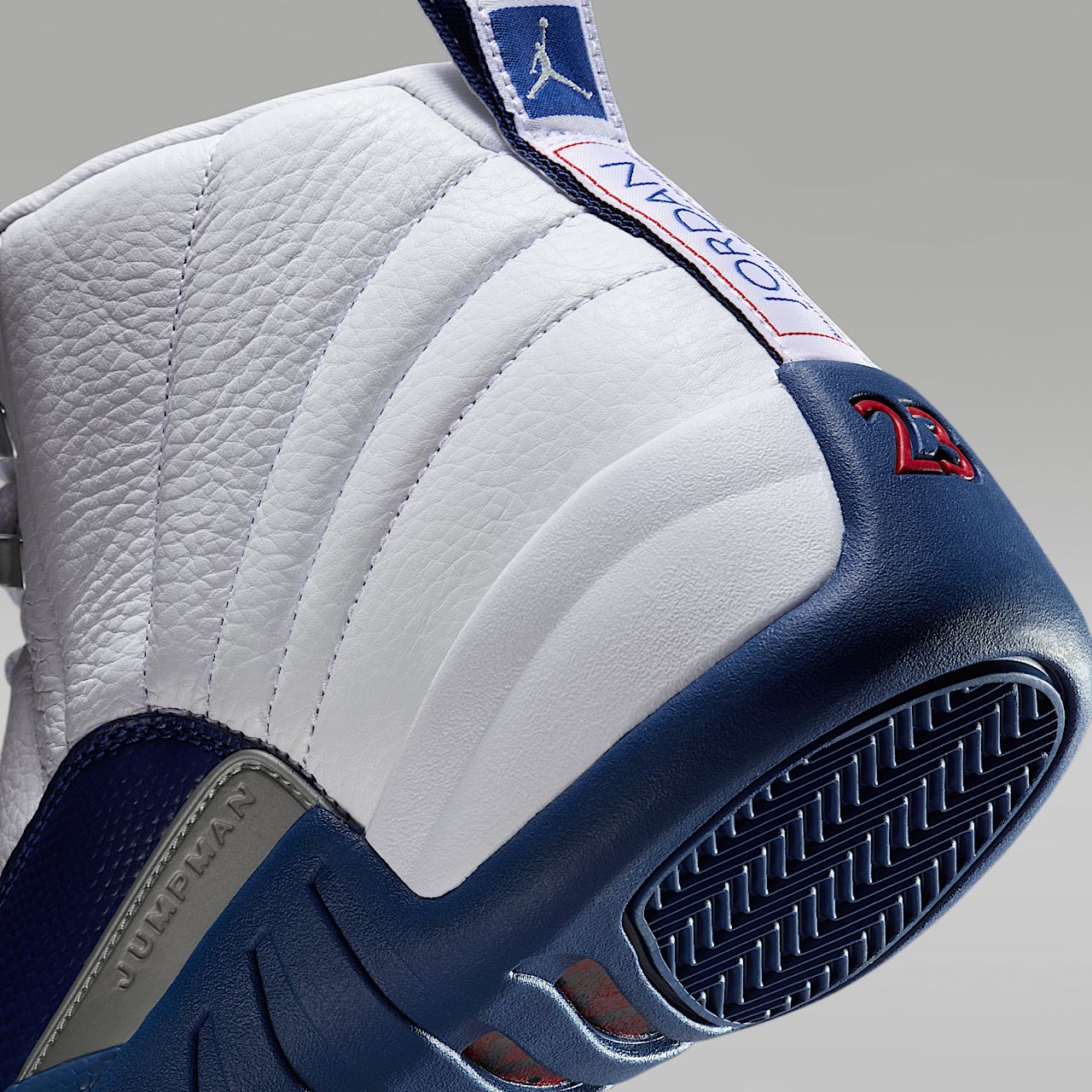 Nike Air Jordan 1 sneaker Wit/Metallic Silver/Varsity Red/French Blue