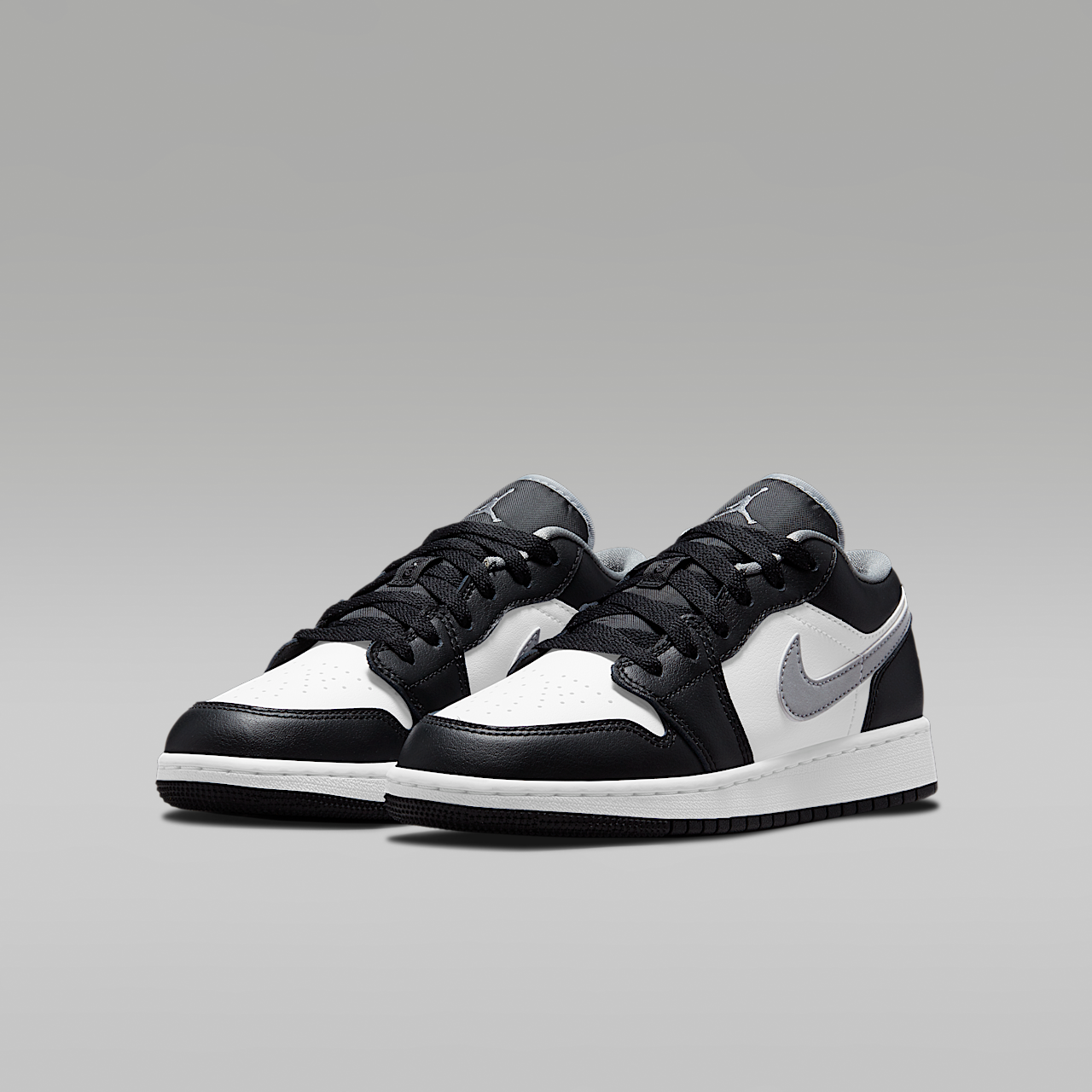 Nike Air Jordan 1 Low sneaker Zwart/Wit/Particle Grey