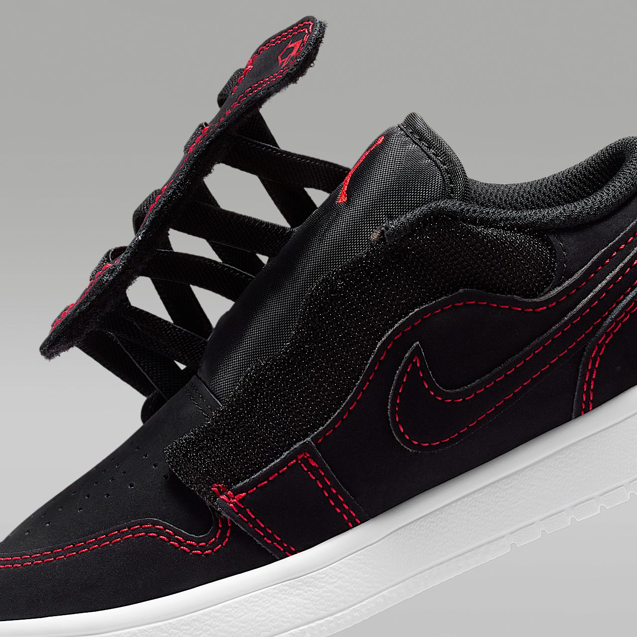 Nike  sneaker Zwart/Wit/University Red