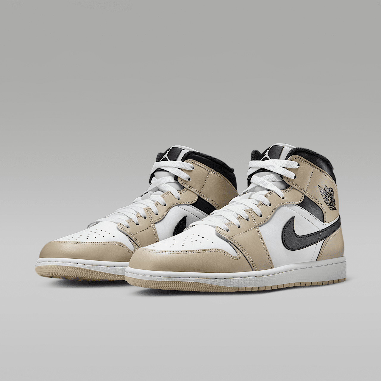 Nike Air Jordan 1 Mid sneaker Summit White/Rattan/Off Noir