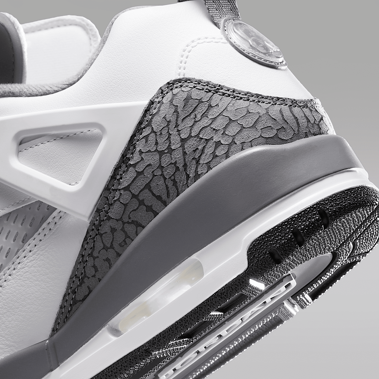 Nike Jordan Spizike Low sneaker Wit/Anthracite/Wolf Grey/Cool Grey